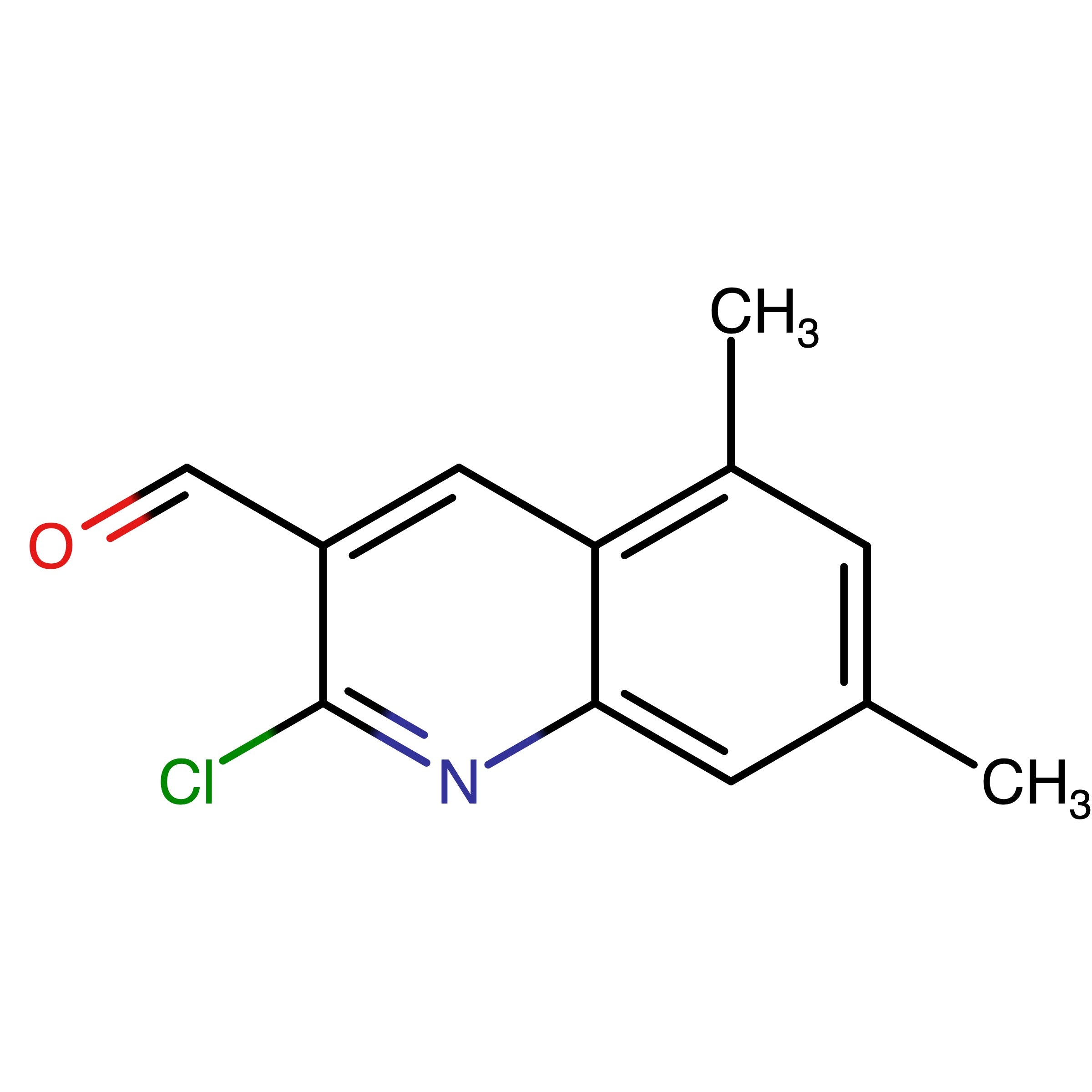CAS 482639-32-7 | 2-Chloro-5,7-dimethyl-3-quinolinecarboxaldehyde | MFCD02227047