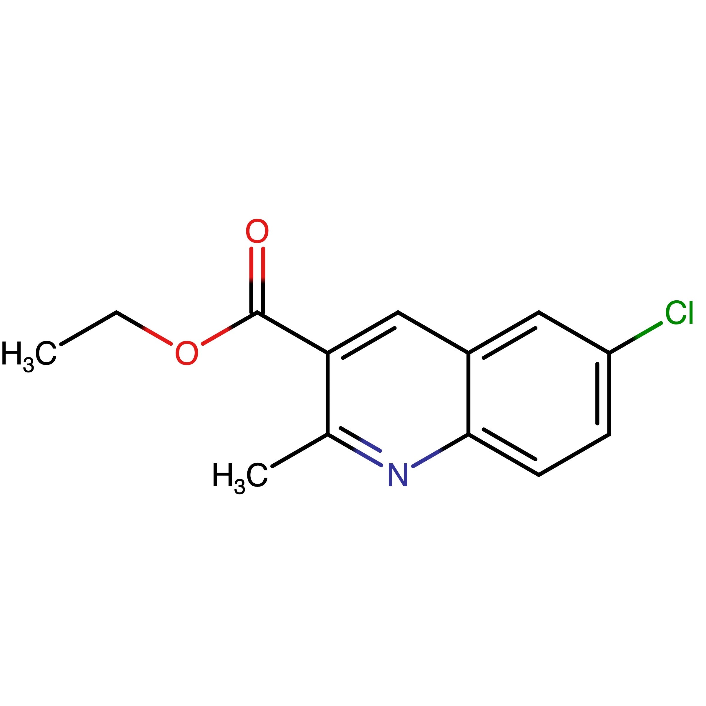 CAS 114858-39-8 | Ethyl 6-chloro-2-methyl-3-quinolinecarboxylate | MFCD09787817