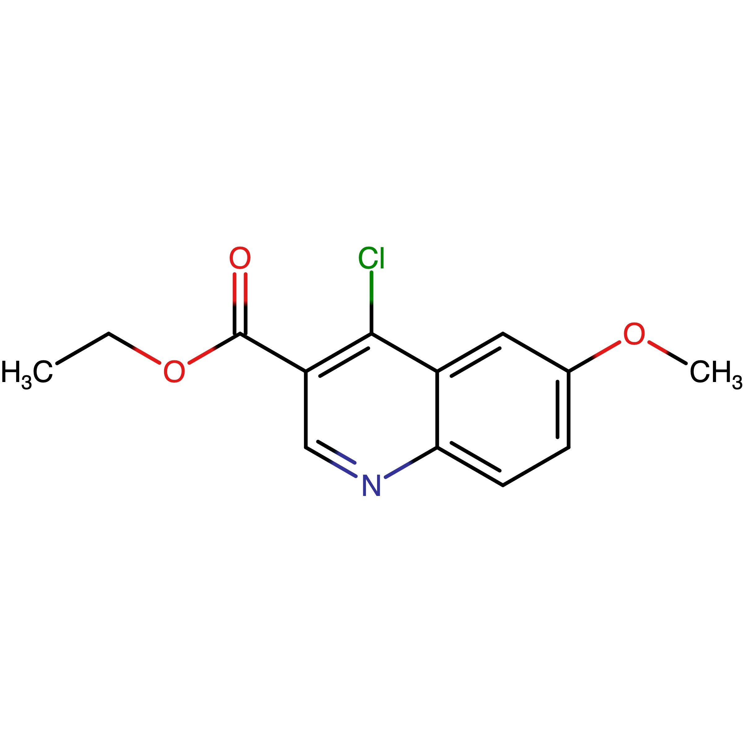 CAS 22931-71-1 | 4-Chloro-6-methoxyquinoline-3-carboxylic acid ethyl ester | MFCD00173417