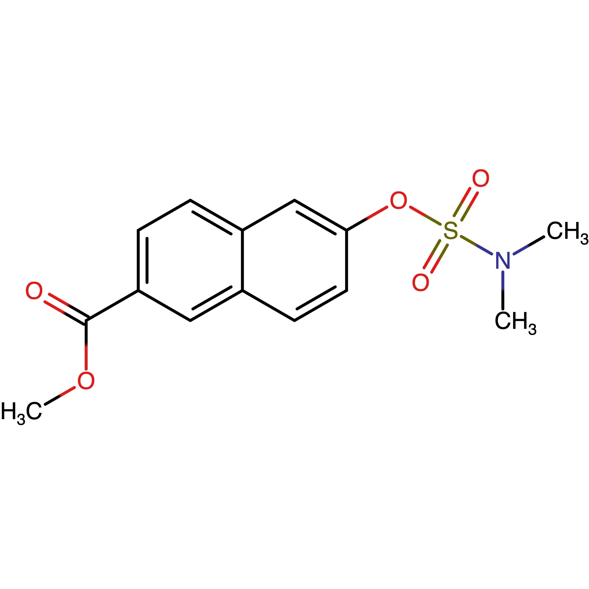 CAS 1201594-29-7 | Methyl 6-(dimethylsulfamayl)oxy-2-naphthoate