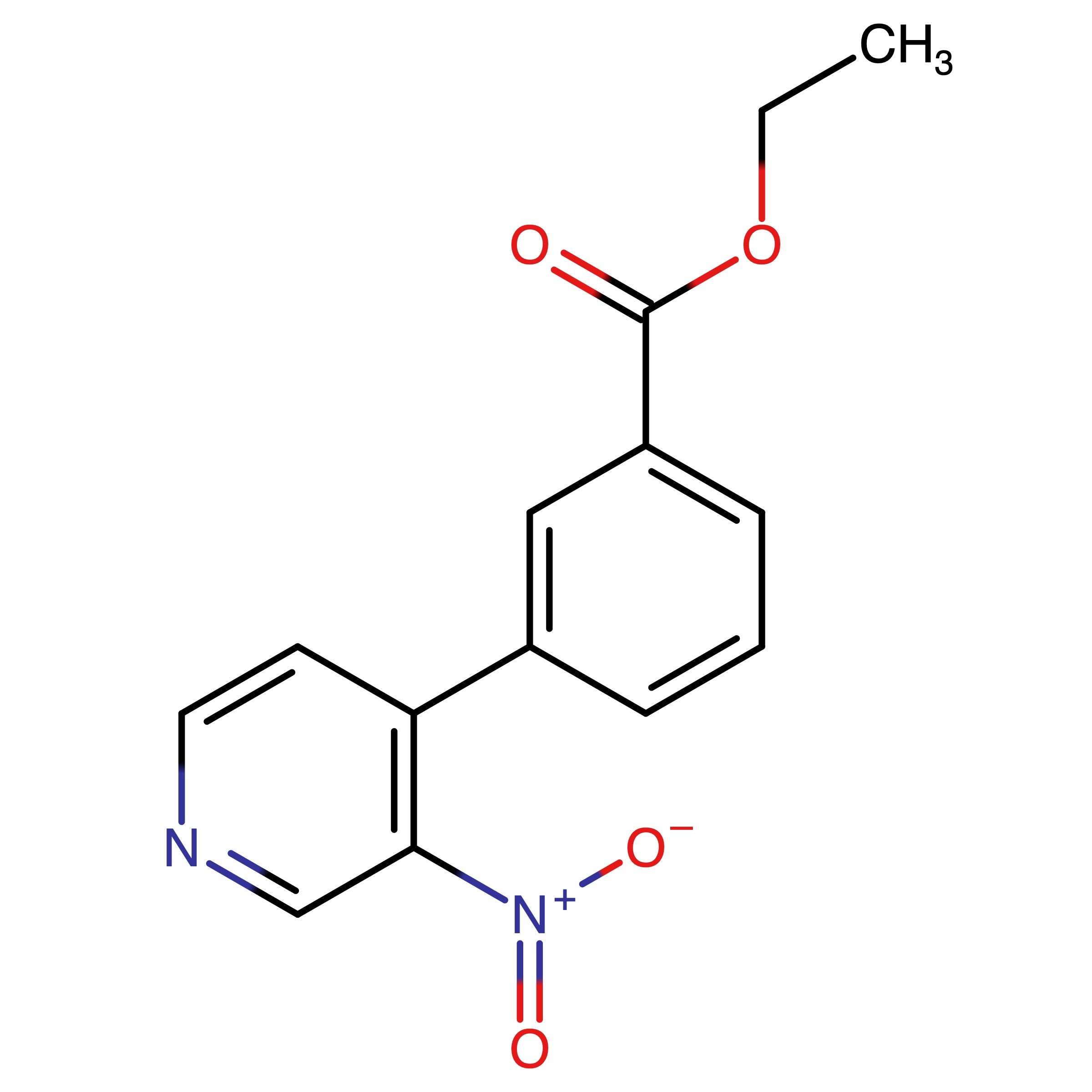 CAS 1335110-47-8 | Ethyl 3-(3-nitropyridin-4-yl)benzoate