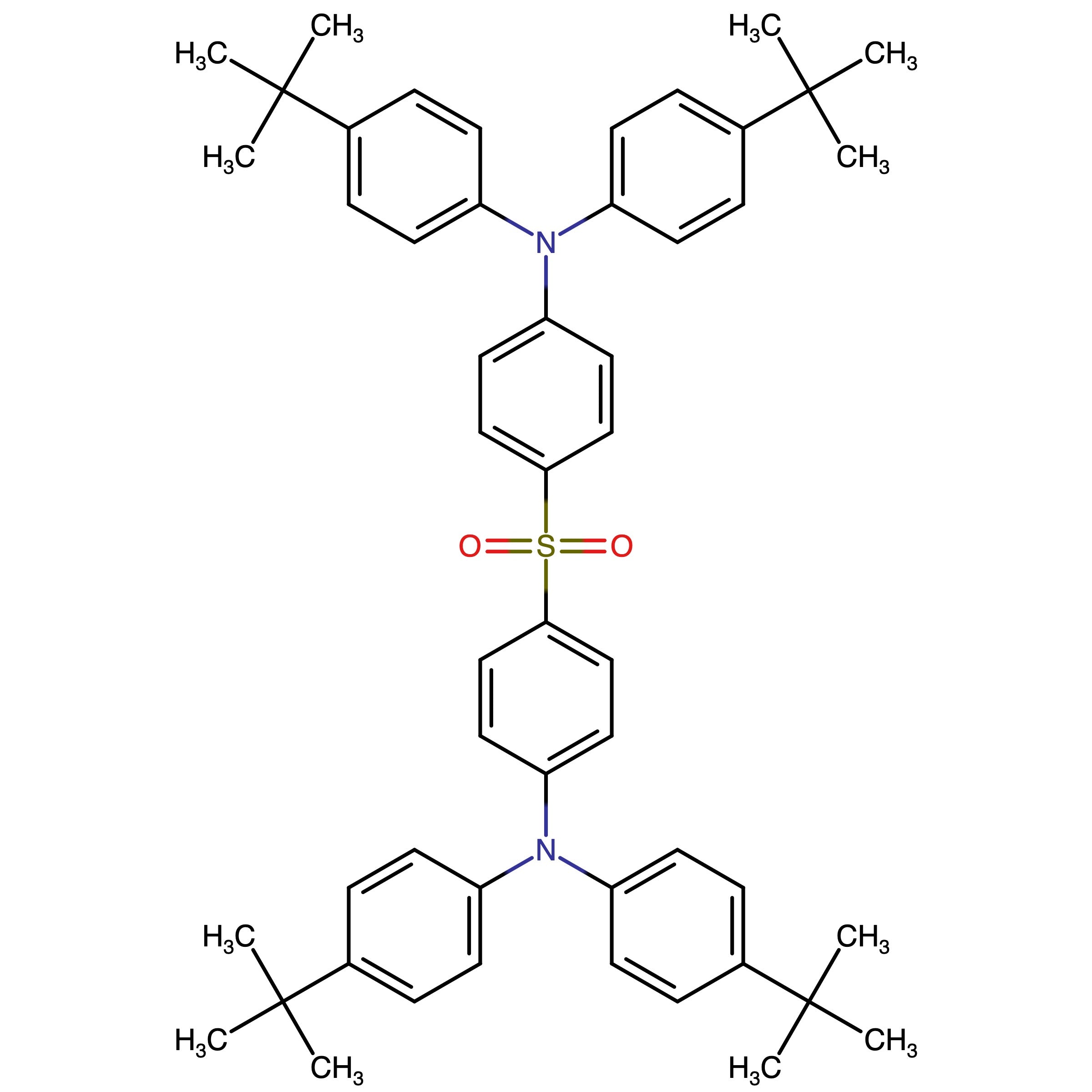 CAS 1396165-17-5 | Bis{4-[bis(4-tert-butylphenyl)amine]phenyl} sulfone