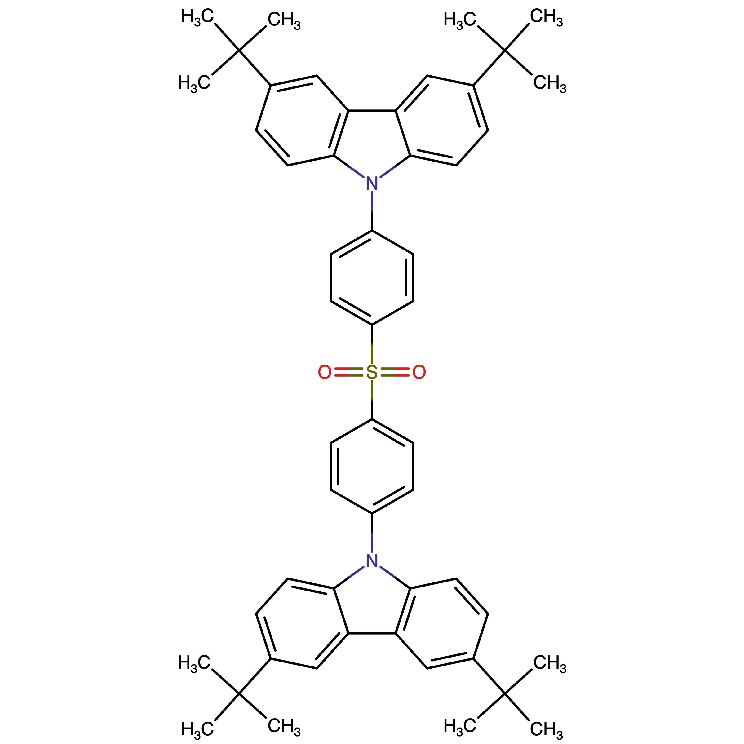 CAS 1396165-20-0 | Bis[4-(3,6-Di-tert-butylcarbazole)phenyl] sulfone