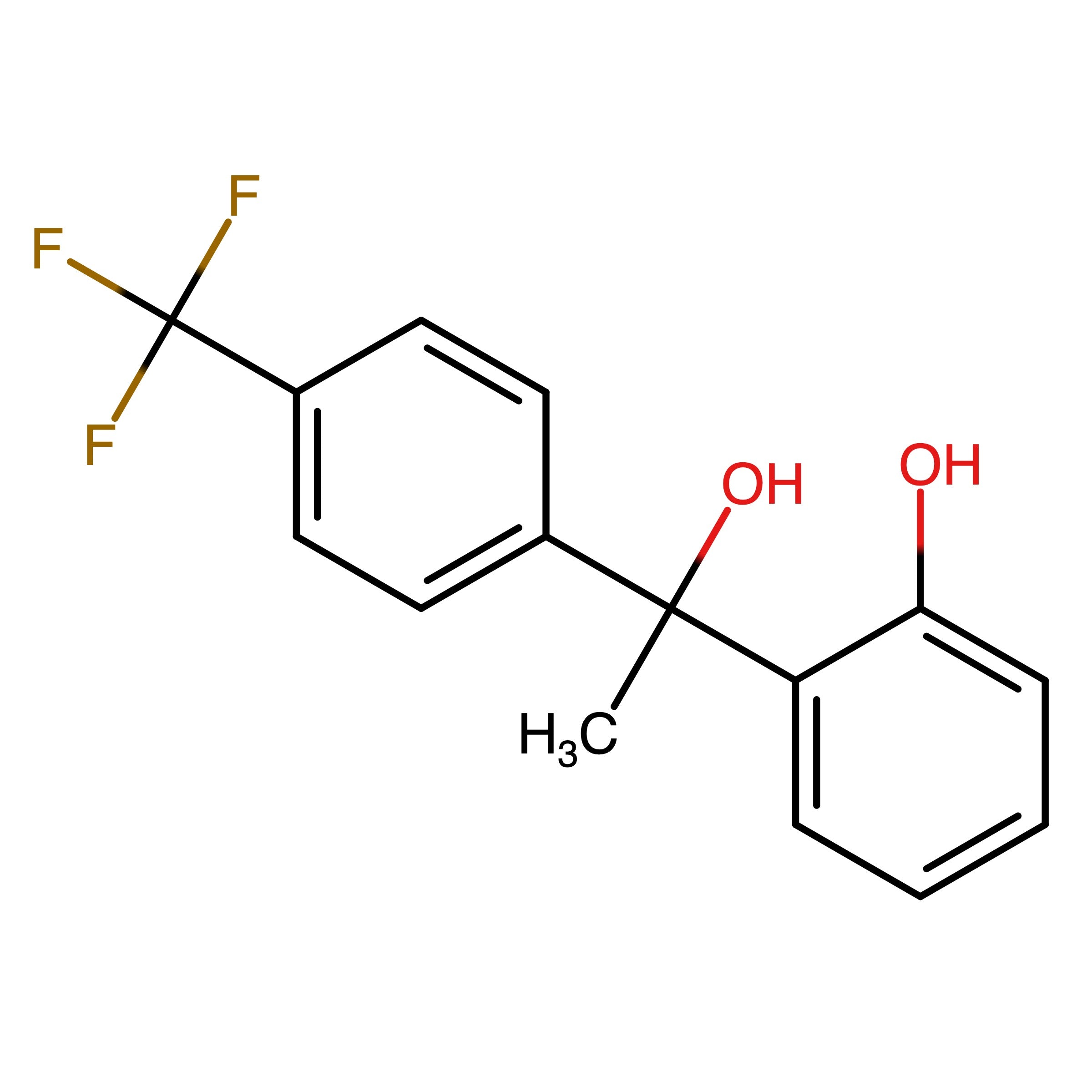 CAS 1448251-28-2 | 2-(1-Hydroxy-1-(4-(trifluoromethyl)phenyl)ethyl)phenol