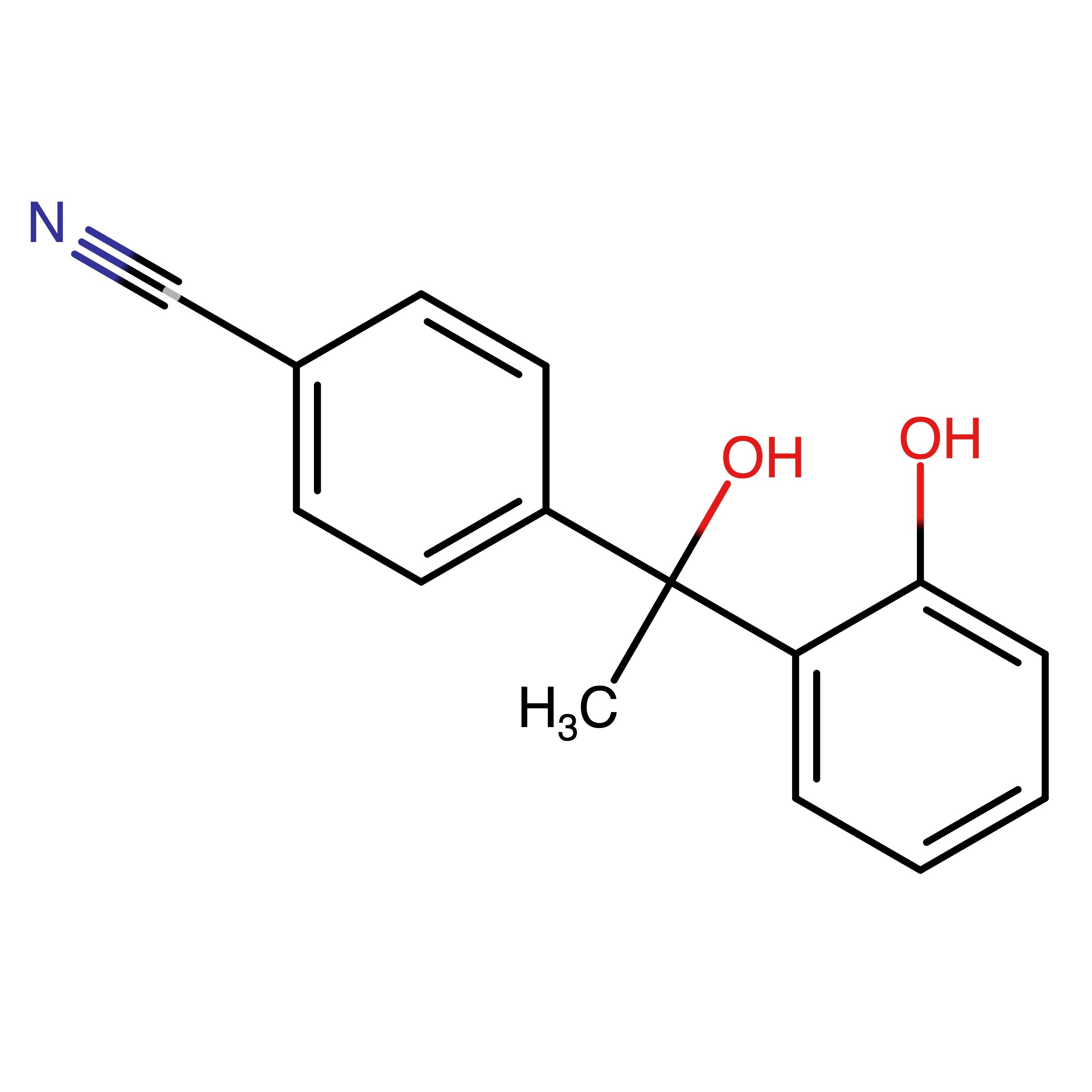 CAS 1448251-29-3 | 4-(1-Hydroxy-1-(2-hydroxyphenyl)ethyl)benzonitrile