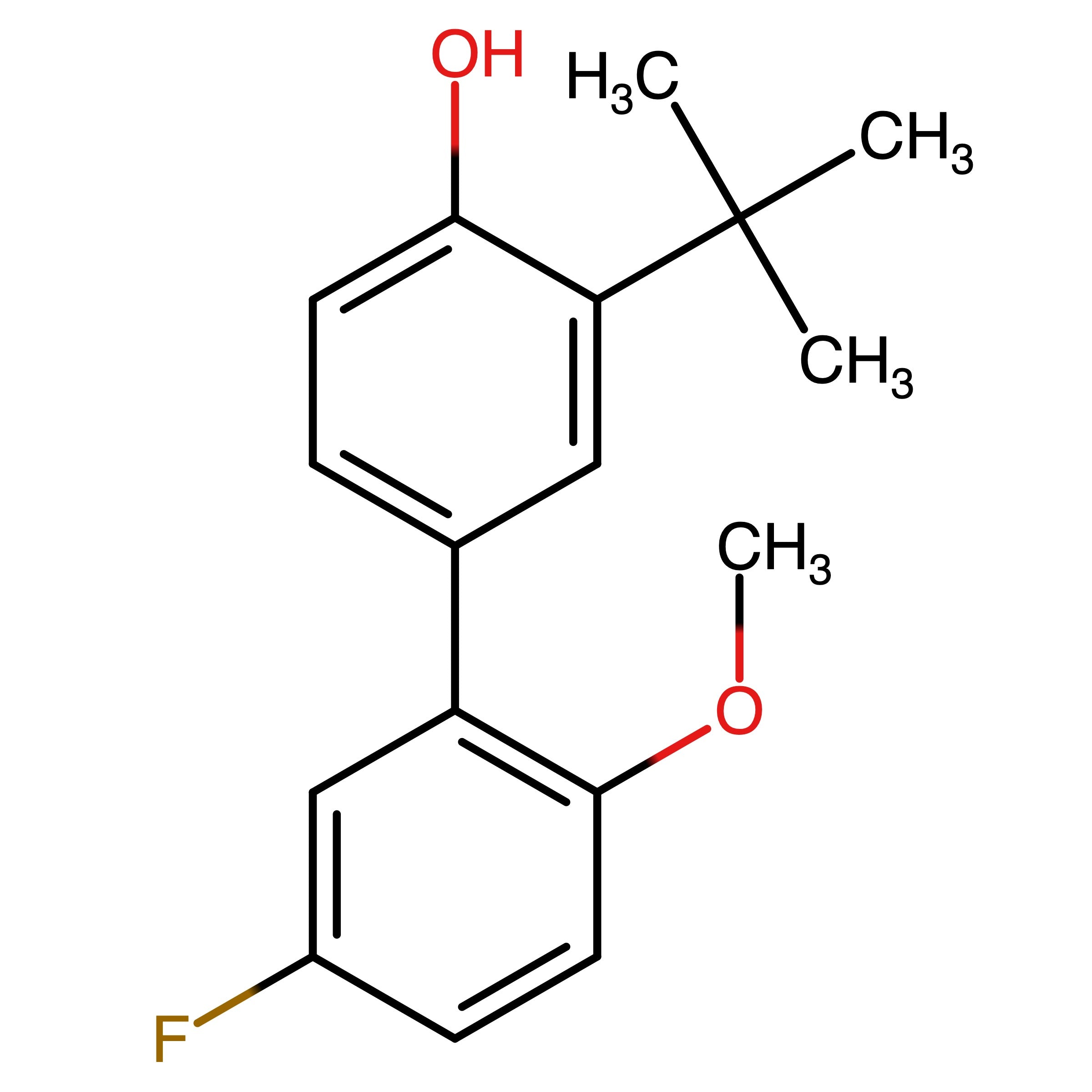 CAS 1609538-42-2 | 3-(tert-Butyl)-5'-fluoro-2'-methoxy-[1,1'-biphenyl]-4-ol