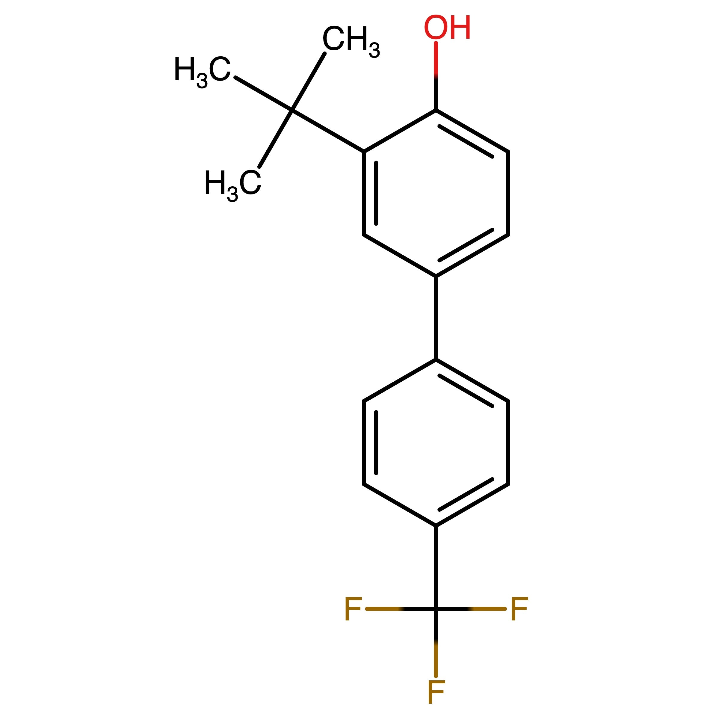 CAS 1609538-21-7 | 3-(tert-Butyl)-4'-(trifluoromethyl)-[1,1'-biphenyl]-4-ol