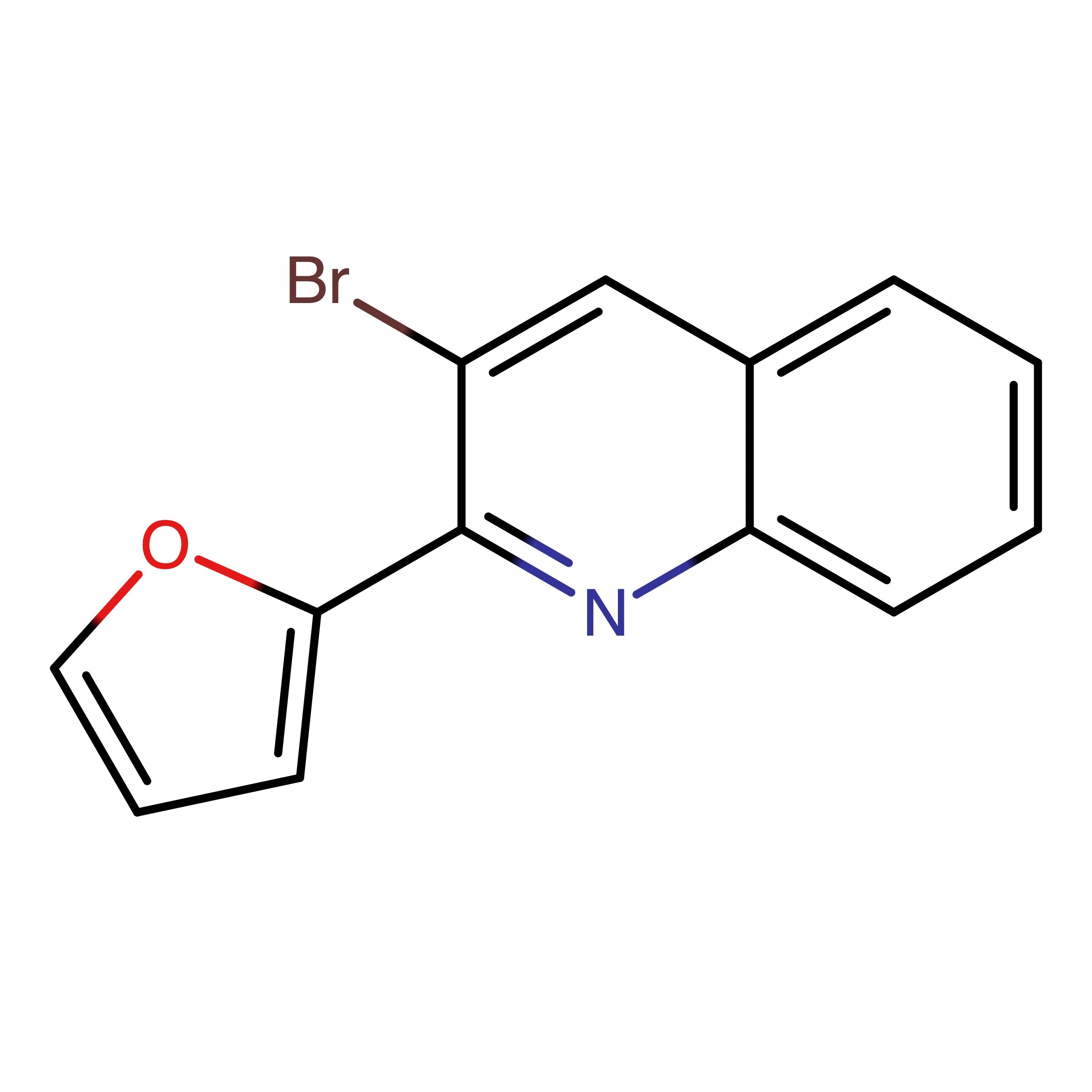 CAS 1798799-36-6 | 3-Bromo-2-(2-furyl)quinoline