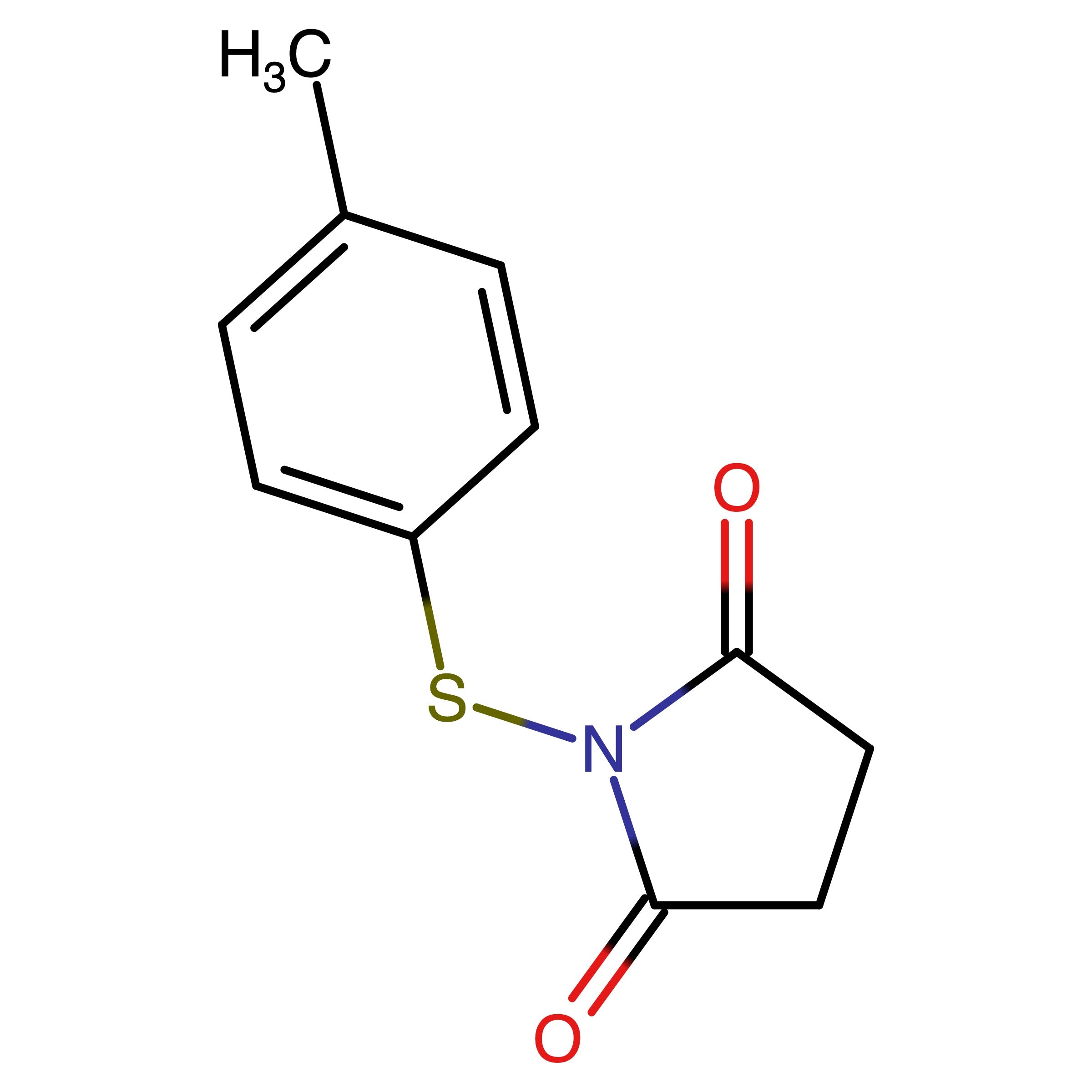 CAS 39549-10-5 | 1-[(4-Methylphenyl)sulfanyl]pyrrolidine-2,5-dione | MFCD19441156