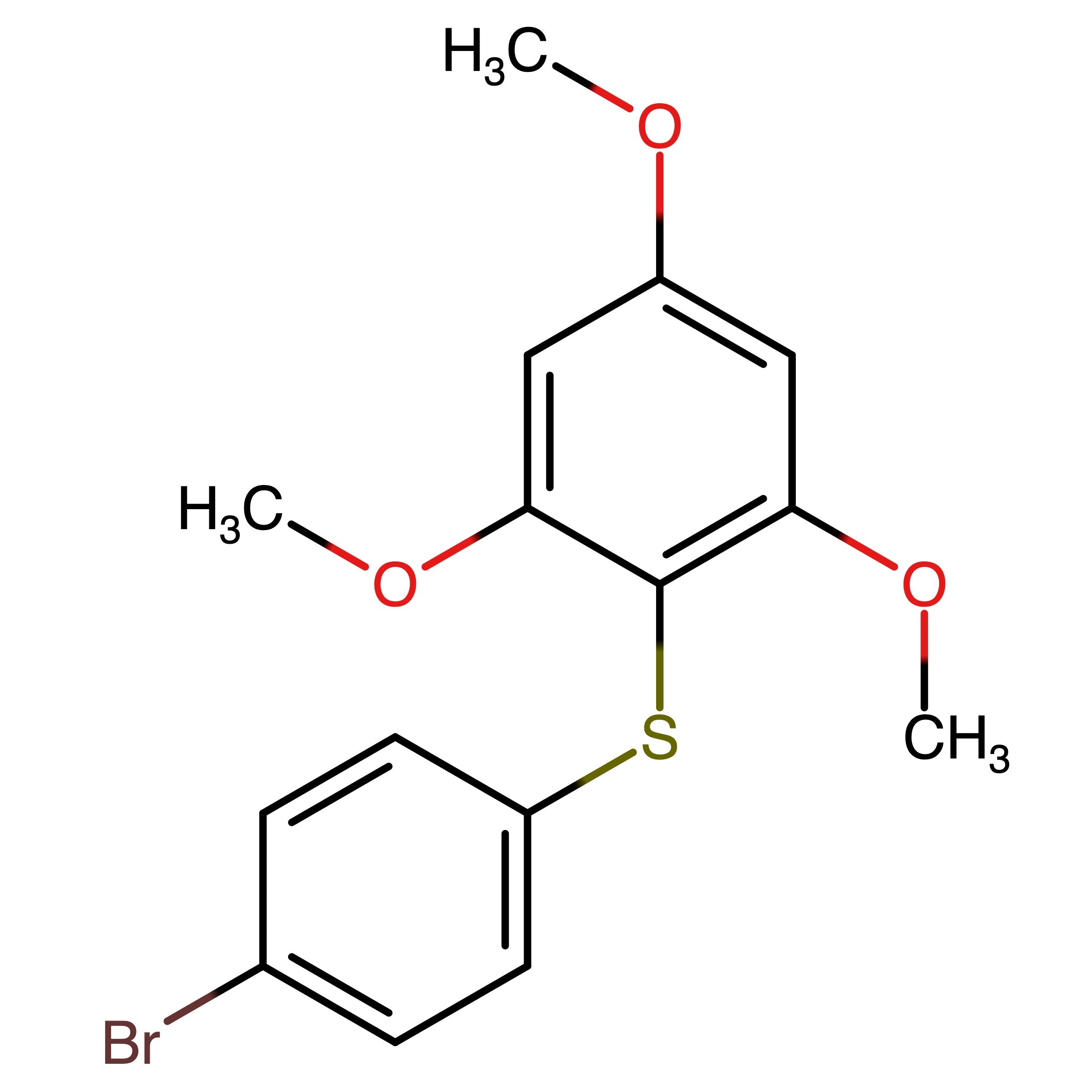 CAS 1242673-95-5 | 2-[(4-Bromophenyl)sulfanyl]-1,3,5-trimethoxybenzene