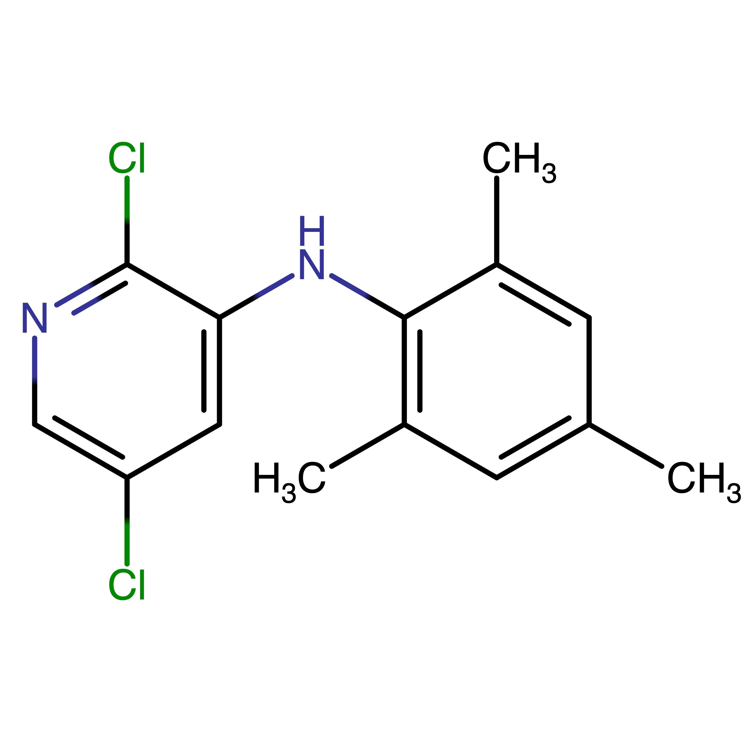 CAS 1807752-97-1 | 2,5-Dichloro-N-mesitylpyridin-3-amine