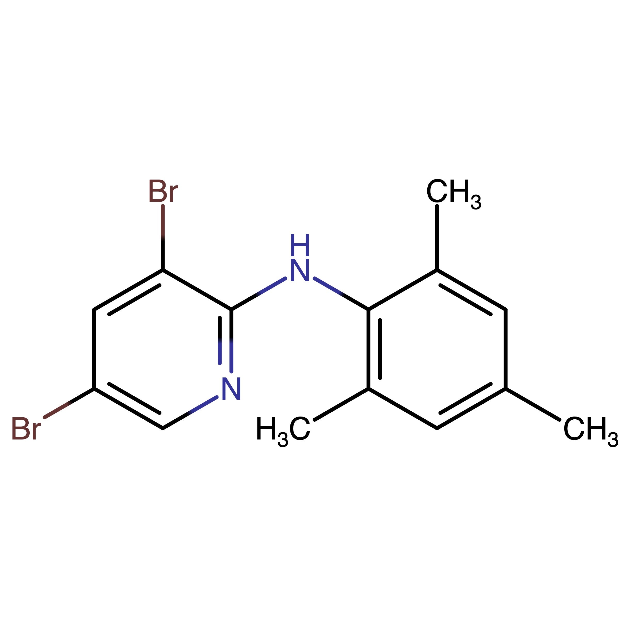 CAS 1807753-02-1 | 3,5-Dibromo-N-mesityl-2-aminopyridine