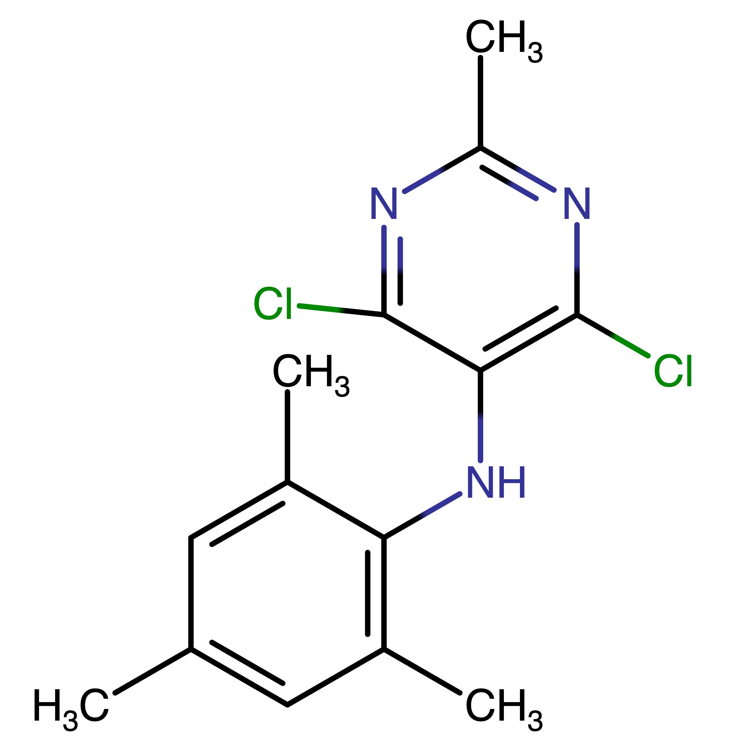CAS 1807753-04-3 | 4,6-Dichloro-N-mesityl-2-methylpyrimidin-5-amine