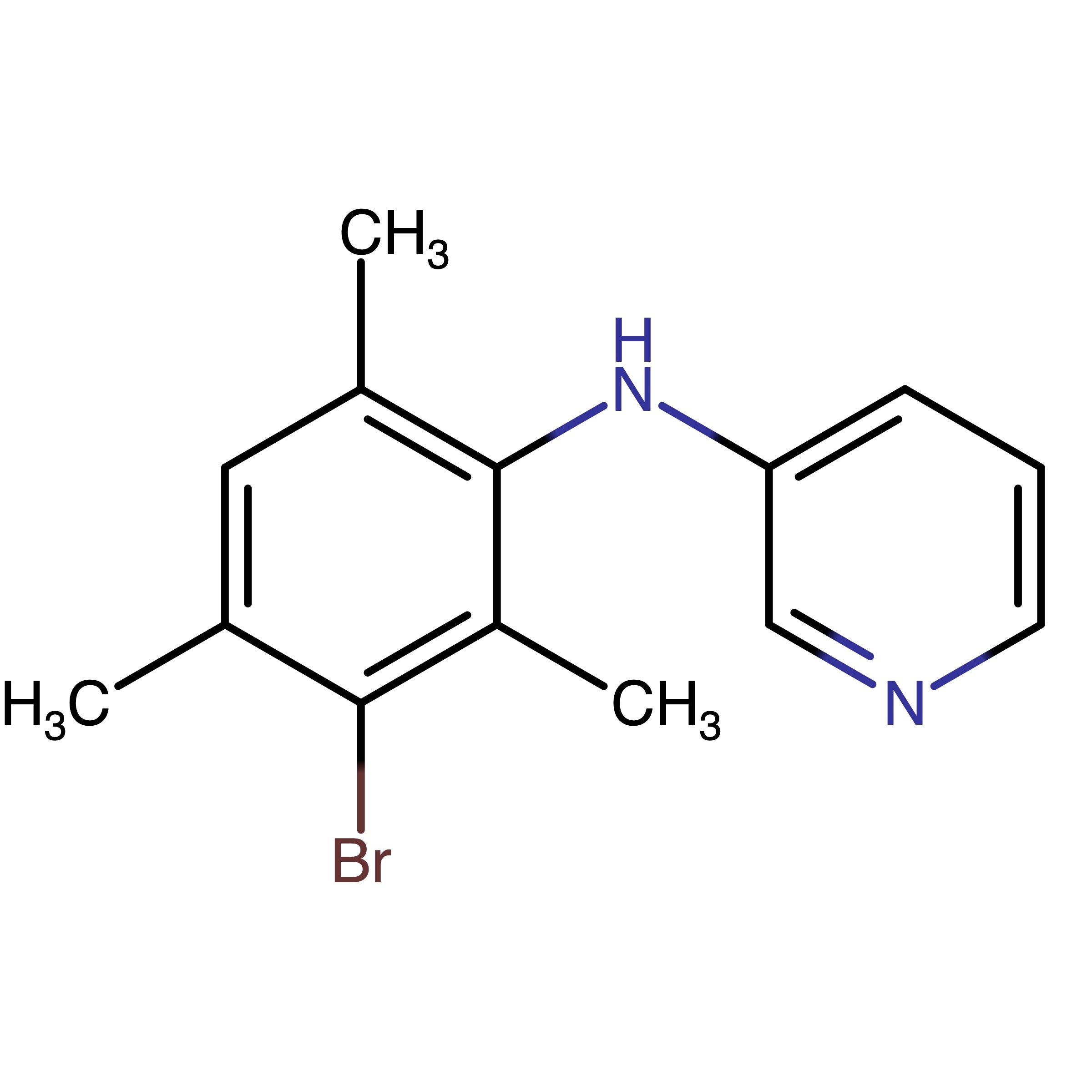 CAS 1807753-05-4 | N-(3-Bromo-2,4,6-trimethylphenyl)-3-aminopyridine