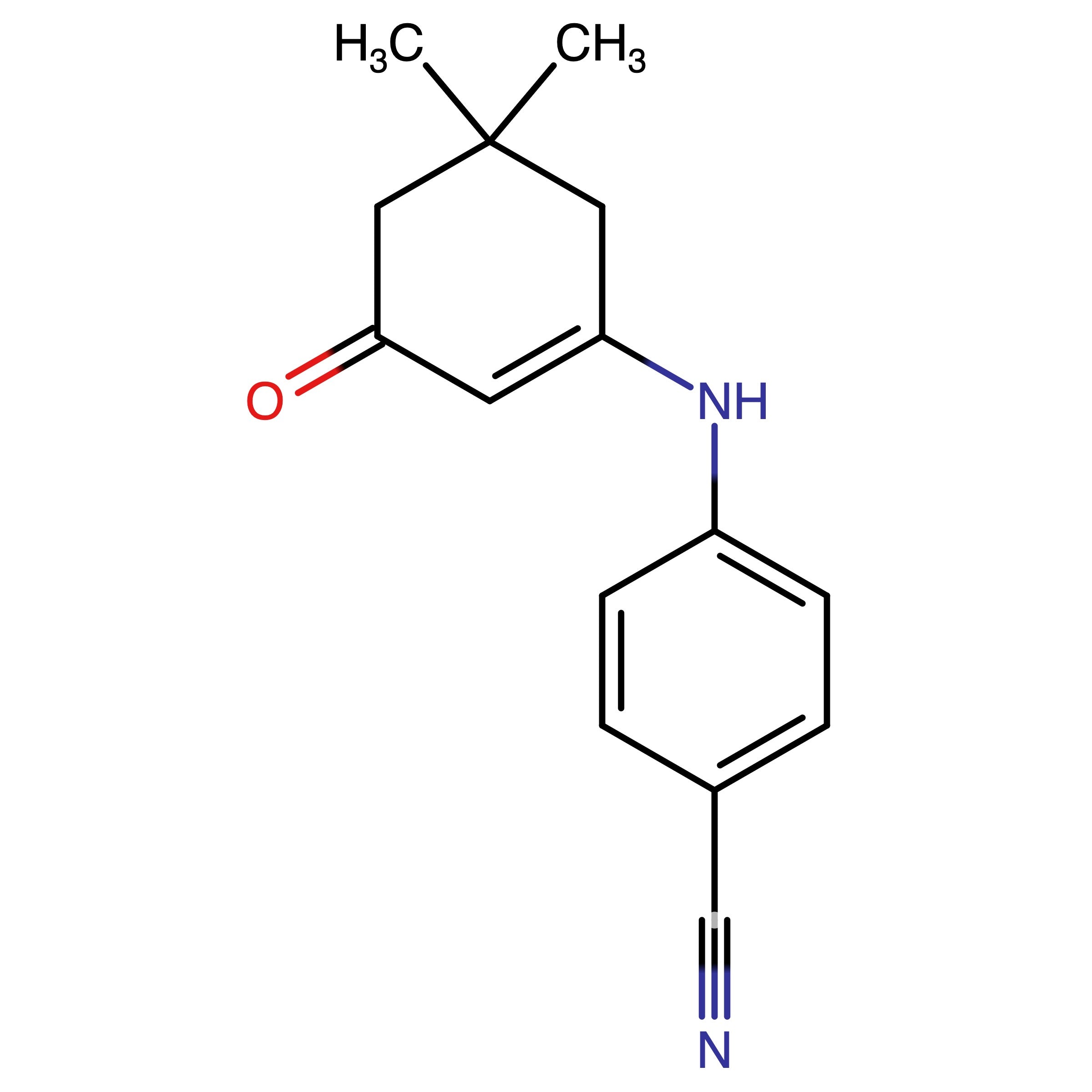 CAS 266306-19-8 | 4-((5,5-Dimethyl-3-oxocyclohex-1-en-1-yl)amino)benzonitrile