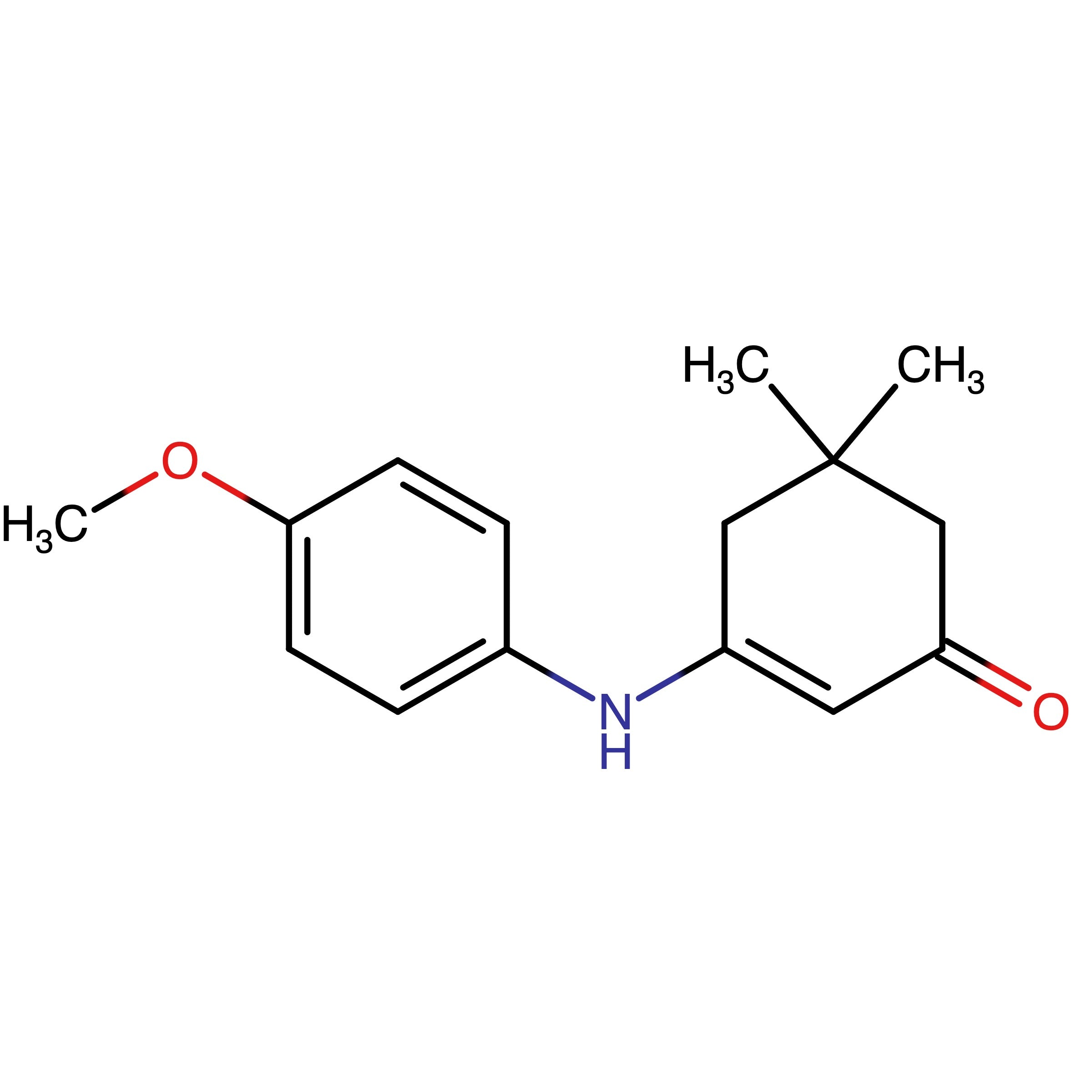 CAS 24706-48-7 | 3-((4-Methoxyphenyl)amino)-5,5-dimethylcyclohex-2-en-1-one | MFCD00128469