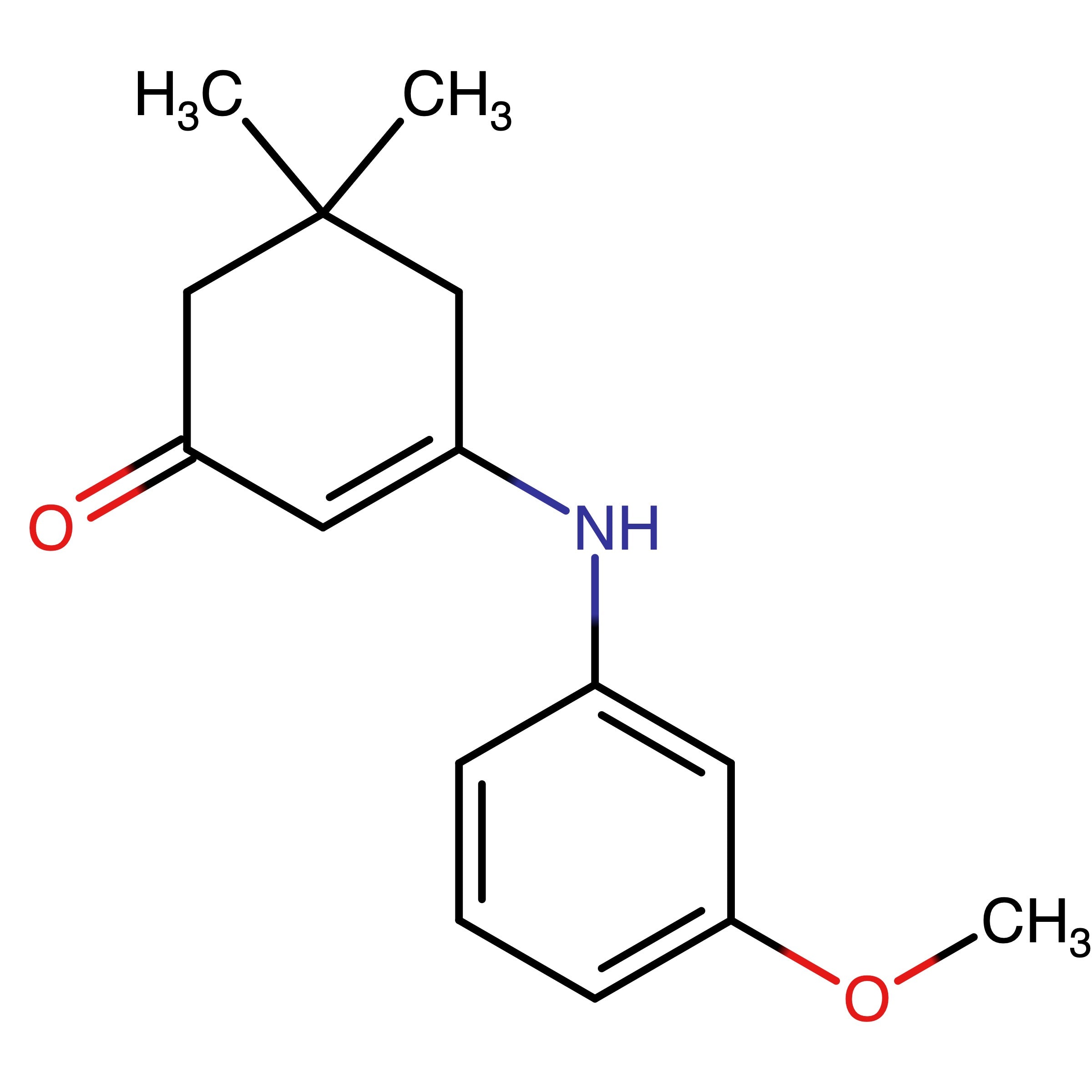 CAS 50685-32-0 | 3-((3-Methoxyphenyl)amino)-5,5-dimethylcyclohex-2-en-1-one