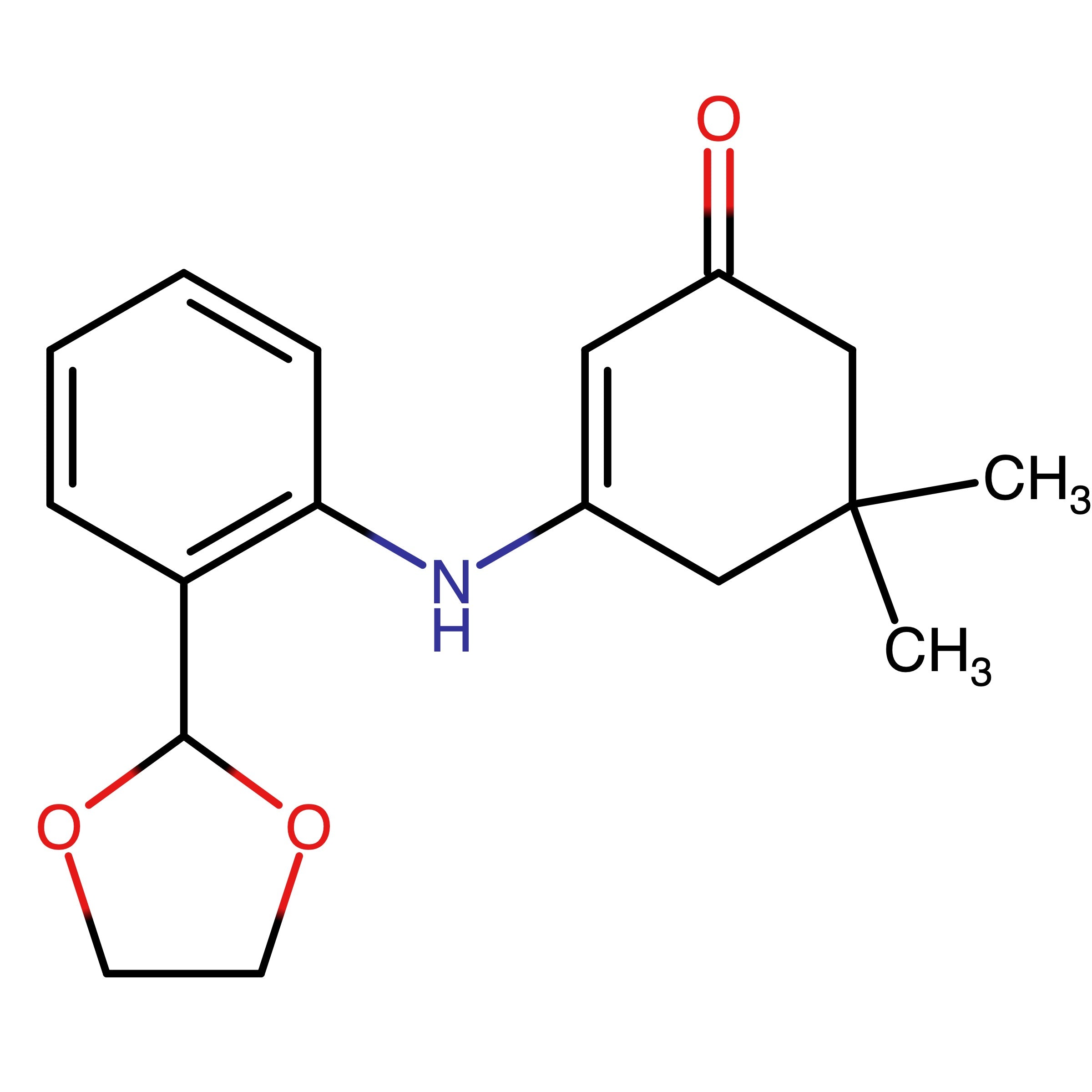 CAS 266306-21-2 | 3-((2-(1,3-Dioxolan-2-yl)phenyl)amino)-5,5-dimethylcyclohex-2-en-1-one