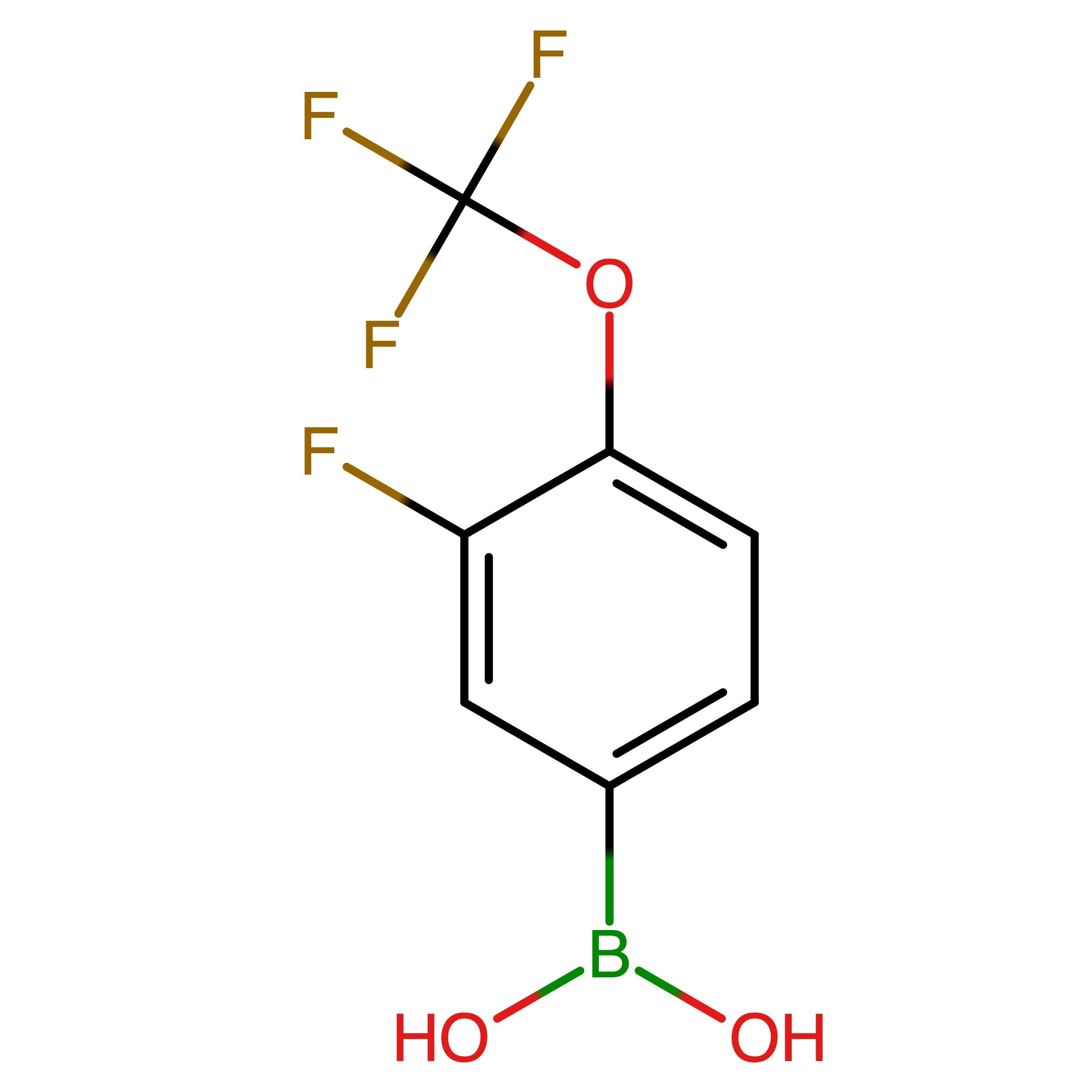 CAS 187804-79-1 | [3-Fluoro-4-(trifluoromethoxy)phenyl]boronic acid | MFCD07368680
