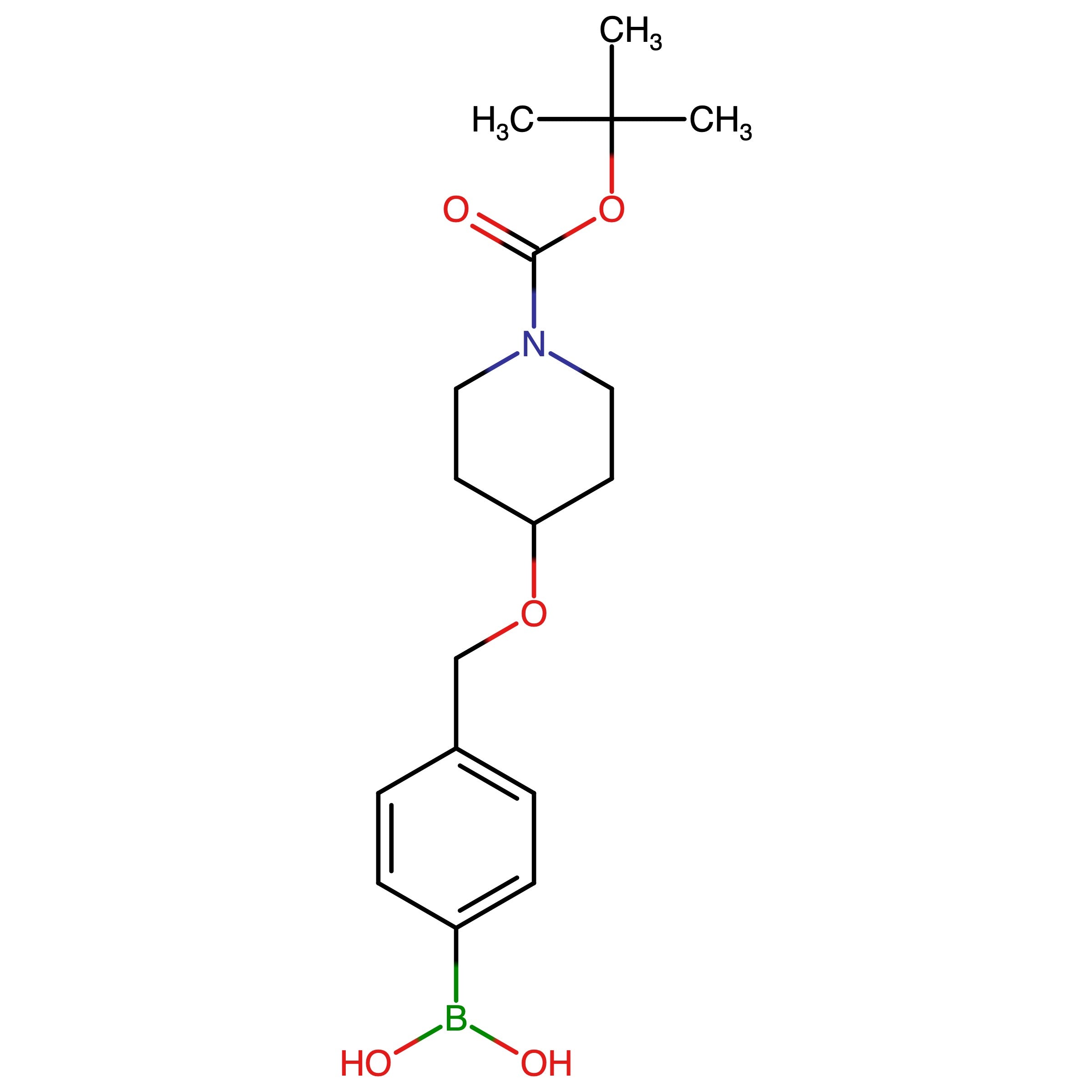 CAS 1224449-13-1 | (4-(((1-(tert-butoxycarbonyl)piperidin-4-yl)oxy)Methyl)phenyl)boronic acid | MFCD28400568