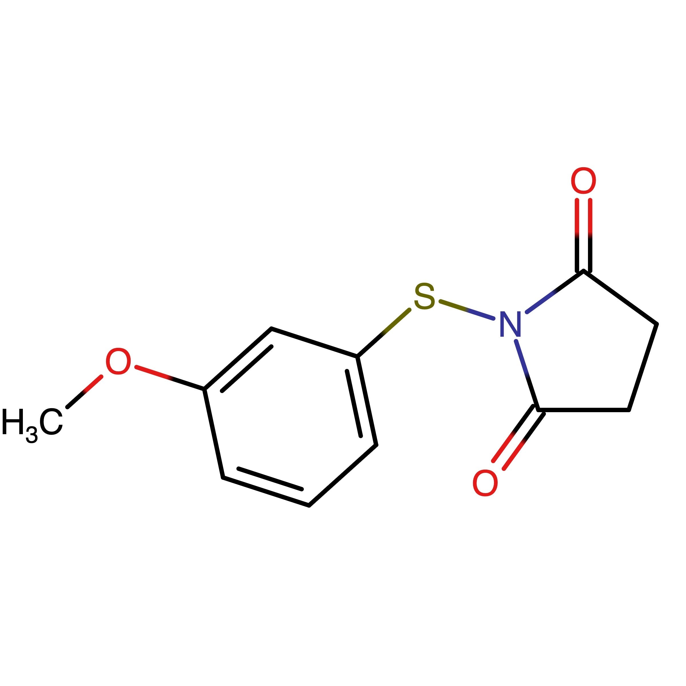 CAS 482308-31-6 | 1-(3-Methoxy-phenylsulfanyl)-pyrrolidine-2,5-dione