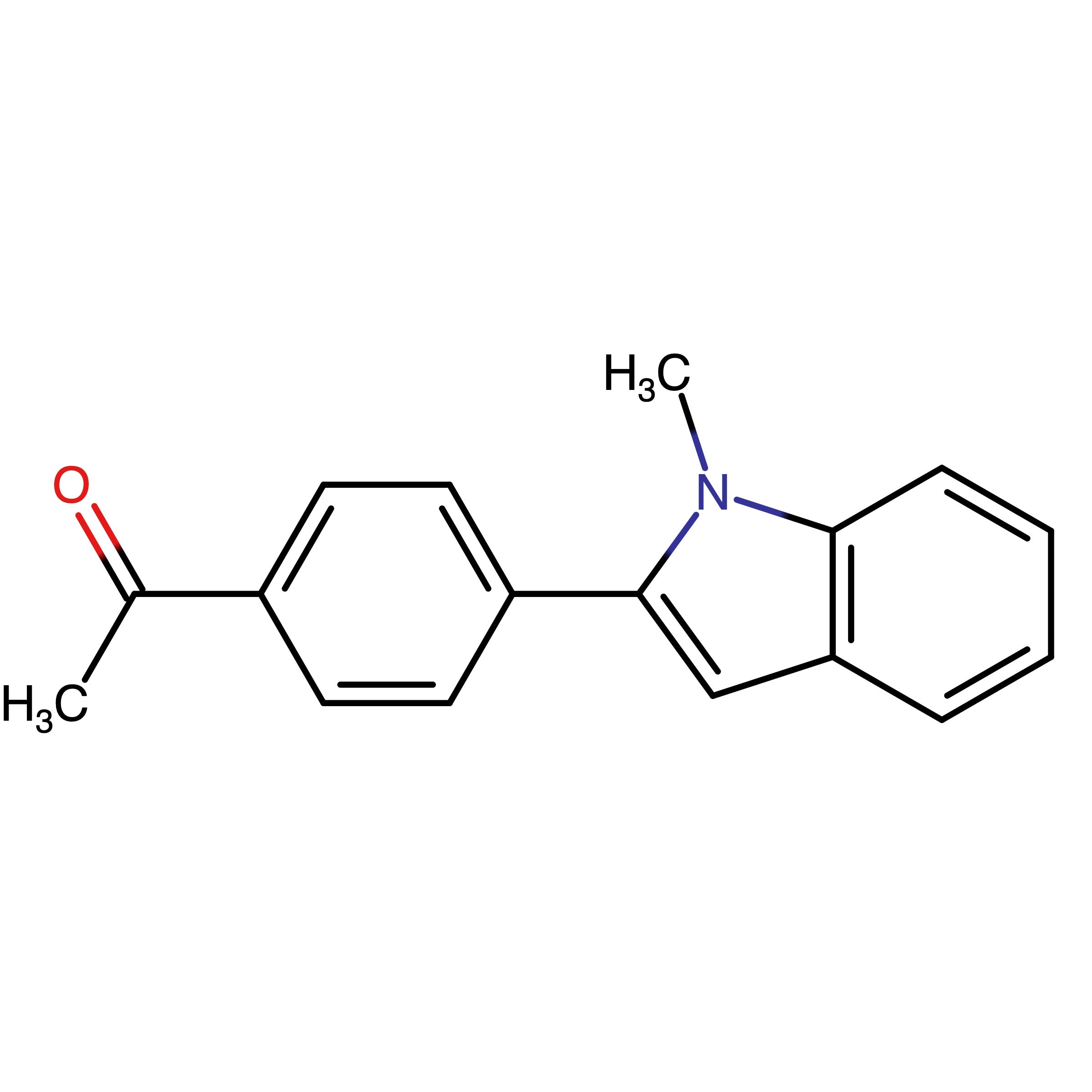 CAS 741709-15-9 | 1-(4-(1-Methyl-1H-indol-2-yl)phenyl)ethan-1-one