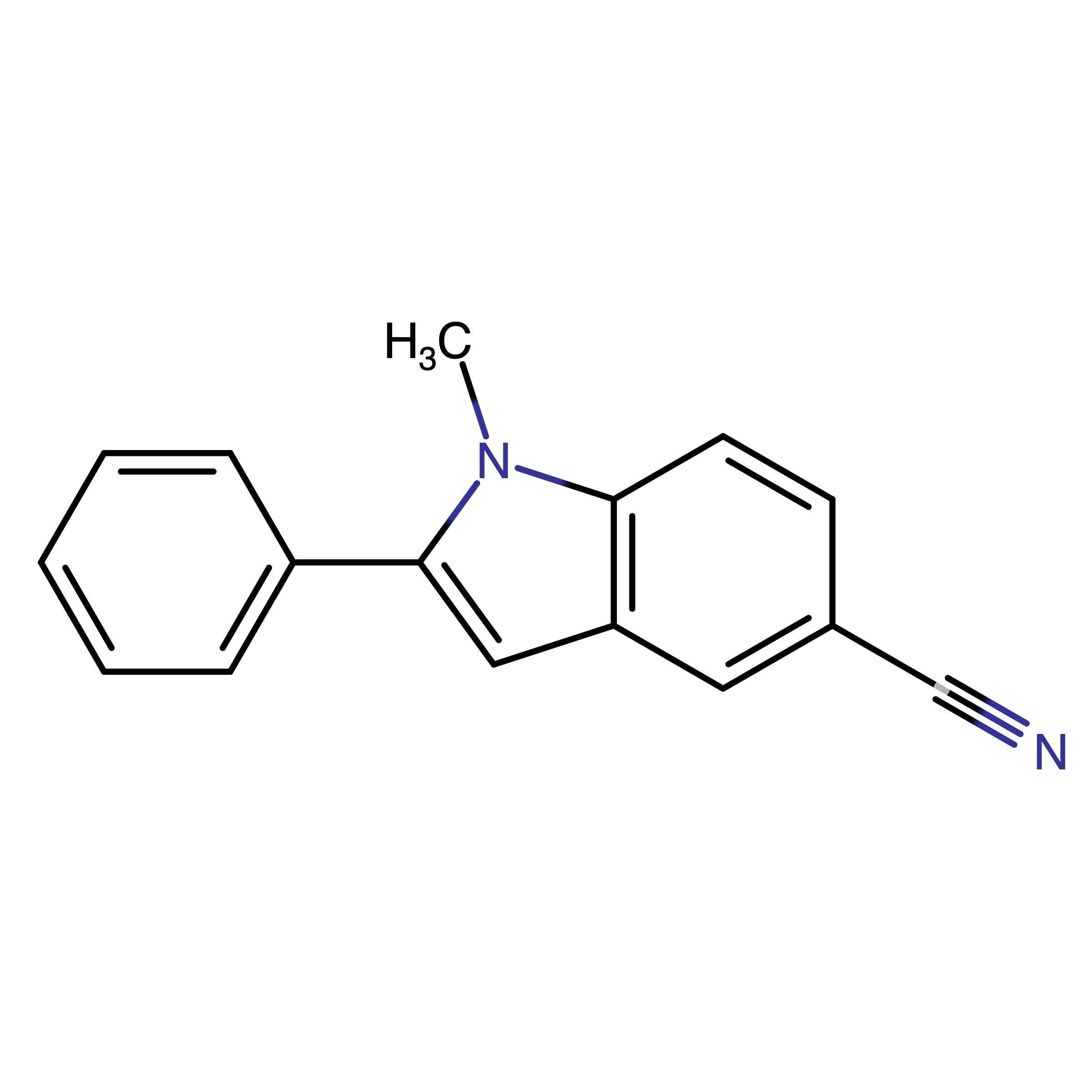 CAS 741709-19-3 | 1-Methyl-2-phenyl-1H-indole-5-carbonitrile
