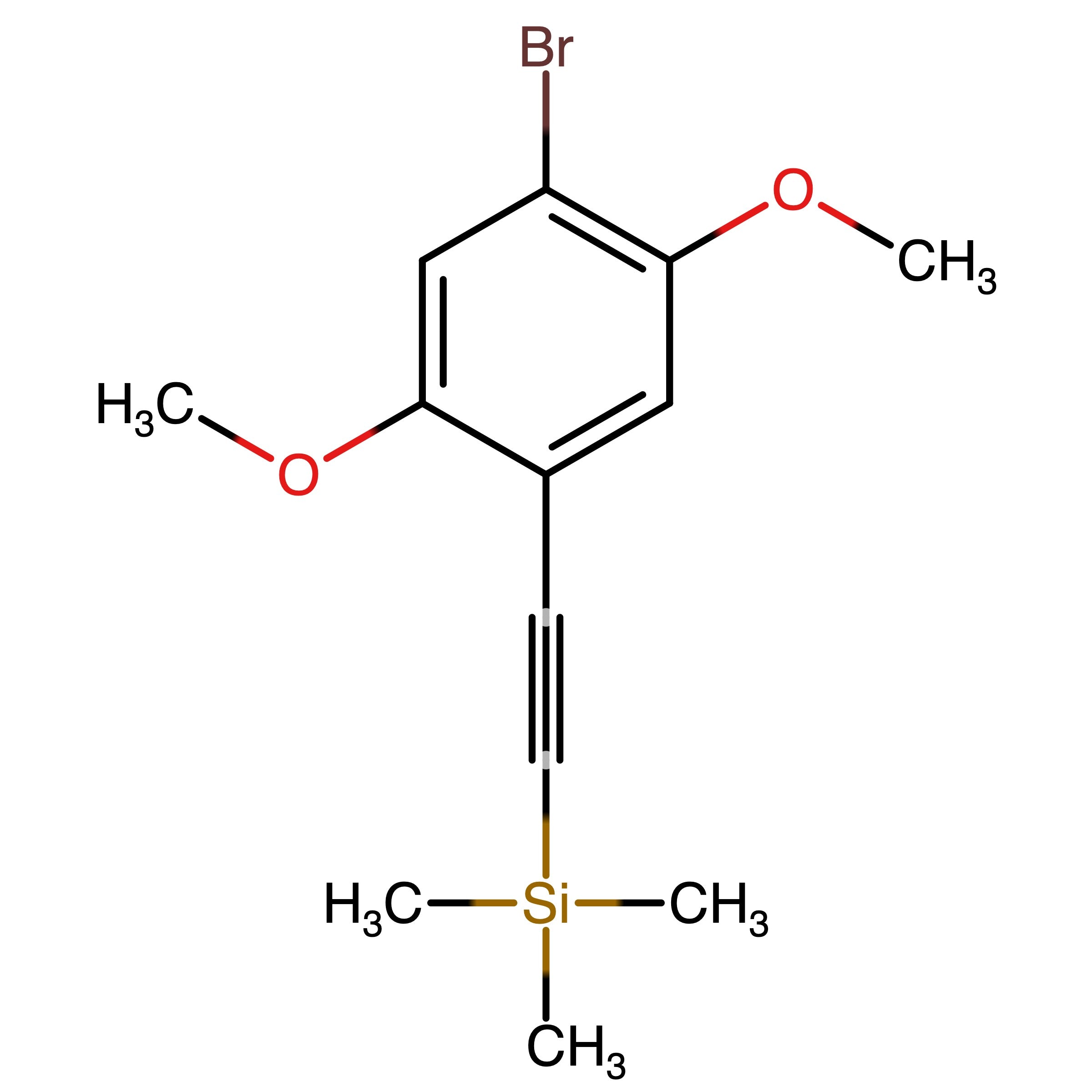 CAS 847196-61-6 | ((4-Bromo-2,5-dimethoxyphenyl)ethynyl)trimethylsilane
