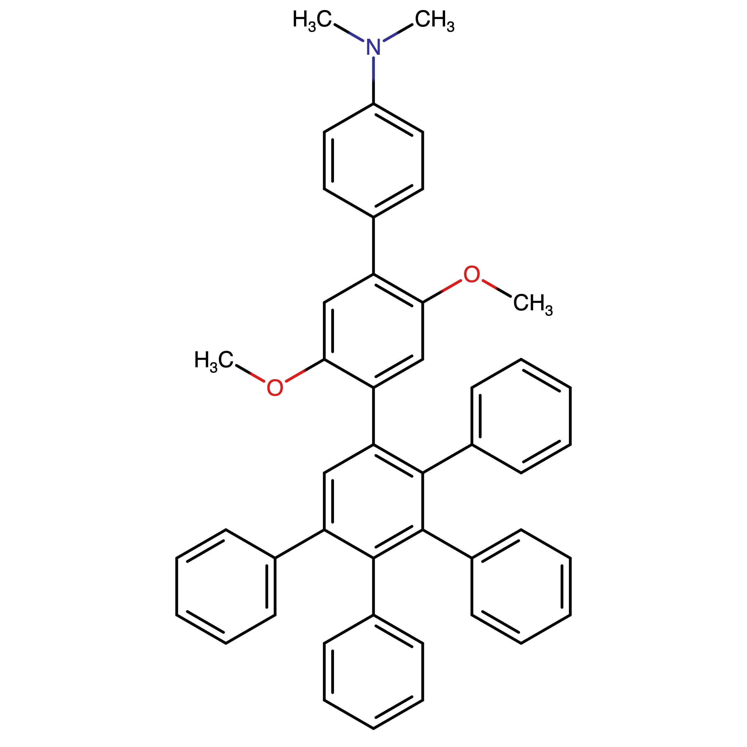 CAS 847196-60-5 | 2'',5''-Dimethoxy-N,N-dimethyl-4',5',6'-triphenyl-[1,1':2',1'':4'',1'''-quaterphenyl]-4'''-amine