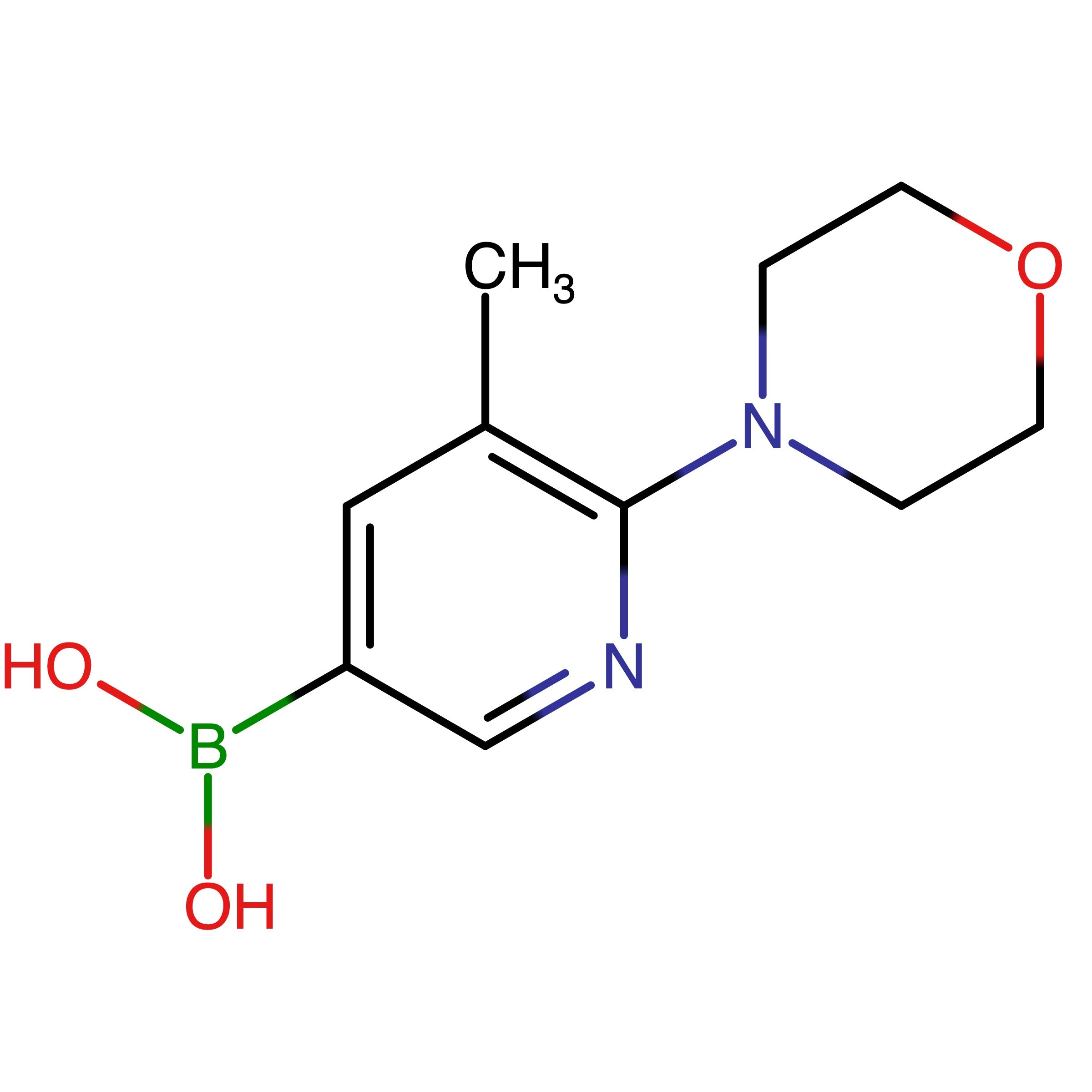 CAS 1191062-85-7 | (5-Methyl-6-morpholinopyridin-3-yl)boronic acid | MFCD10566507