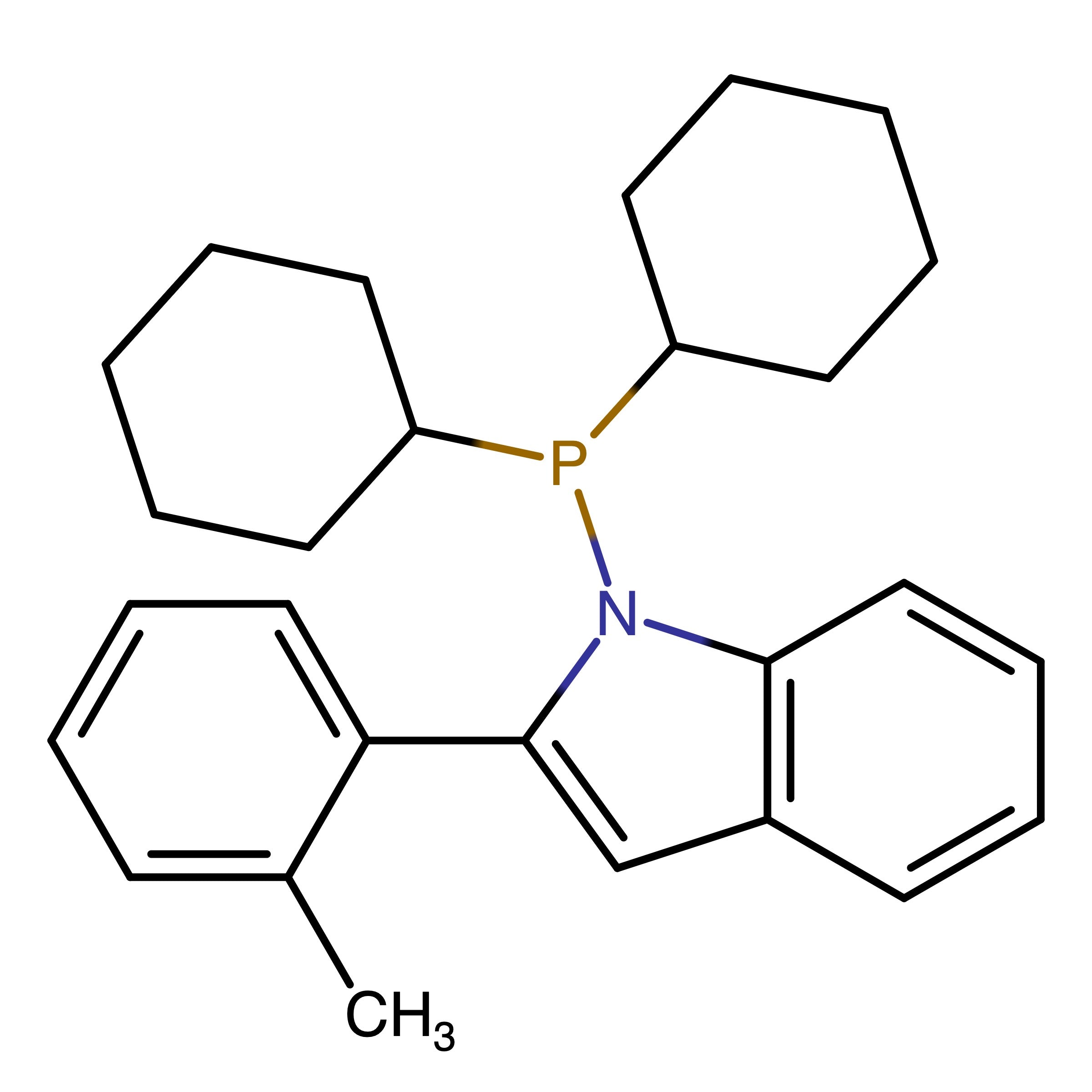 CAS 947402-59-7 | N-(Dicyclohexylphosphino)-2-(2'-tolyl)indole | MFCD11656071