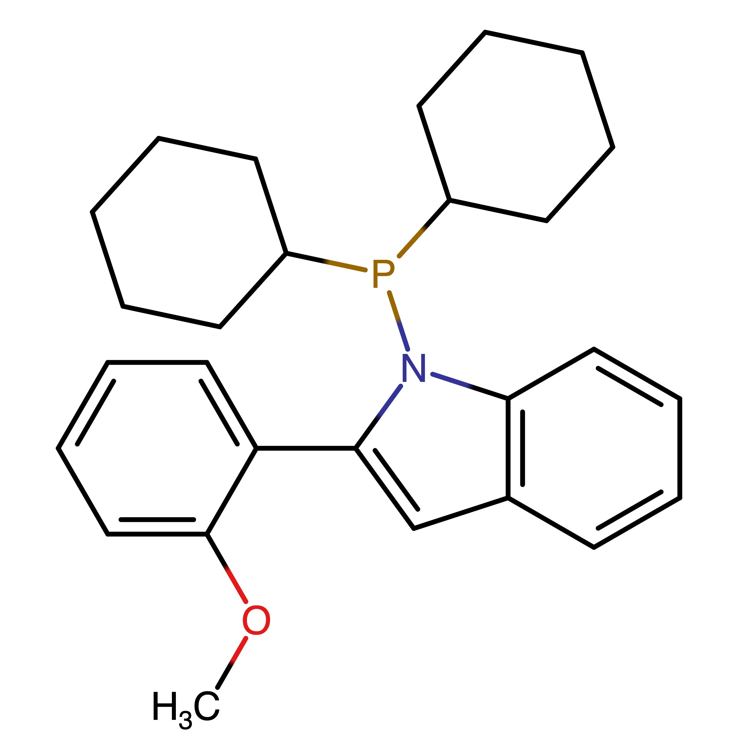 CAS 947402-60-0 | N-(Dicyclohexylphosphino)-2-(2'-methoxyphenyl)-1H-indole | MFCD15144752