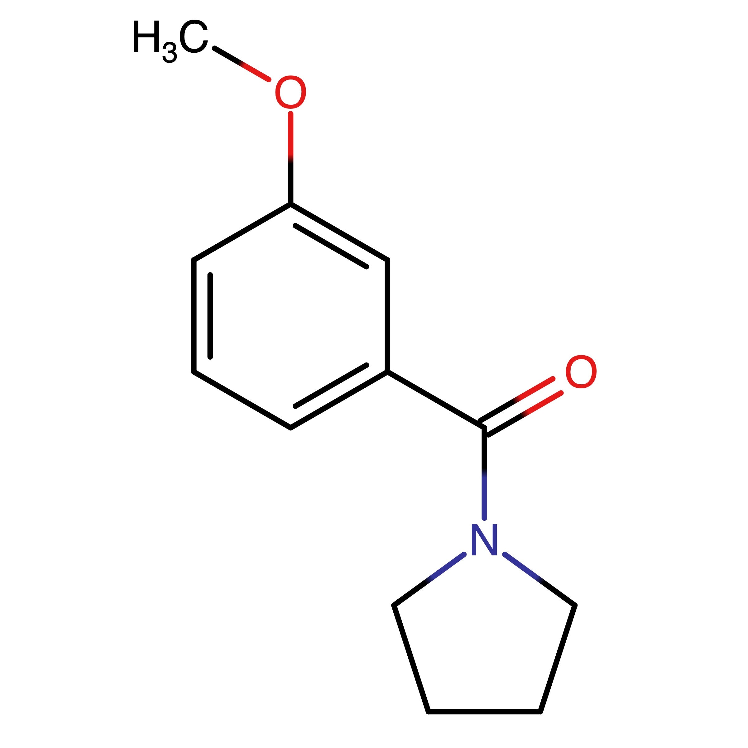 CAS 207558-39-2 | (3-Methoxyphenyl)(pyrrolidin-1-yl)methanone | MFCD01216362