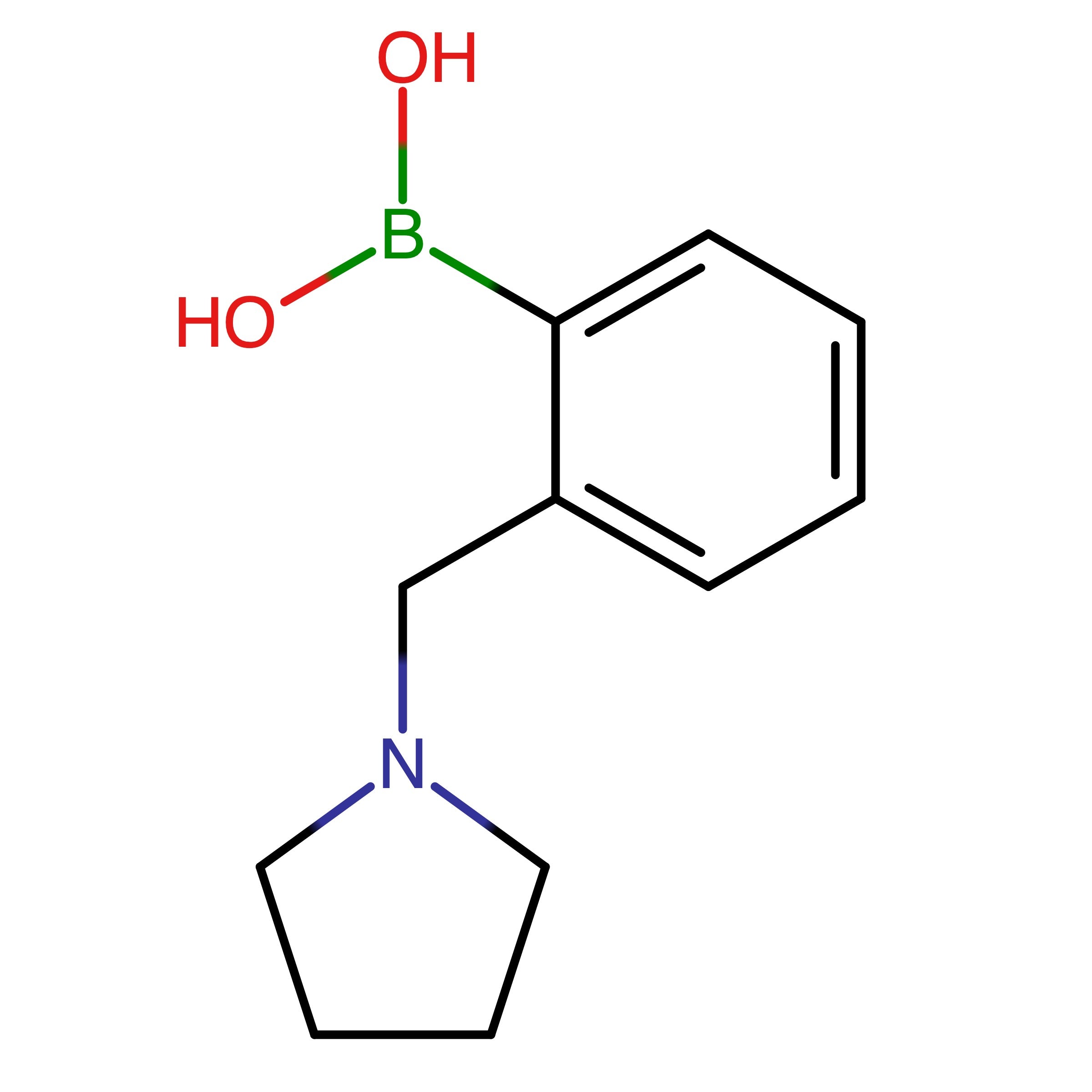 CAS 878289-40-8 | [2-[(Pyrrolidin-1-yl)methyl]phenyl]boronic acid | MFCD06801714