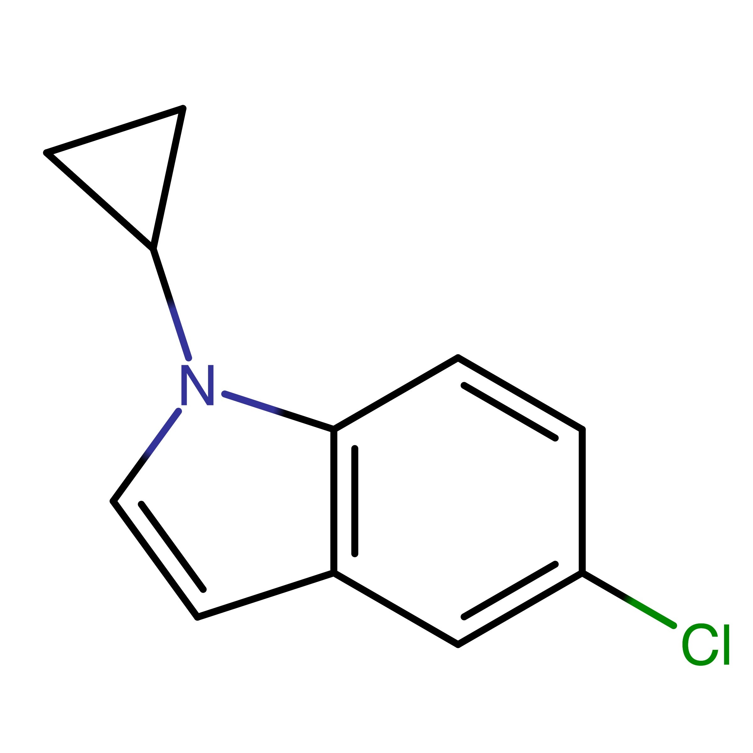 CAS 1021154-57-3 | 5-Chloro-1-cyclopropyl-1H-indole | MFCD28664404