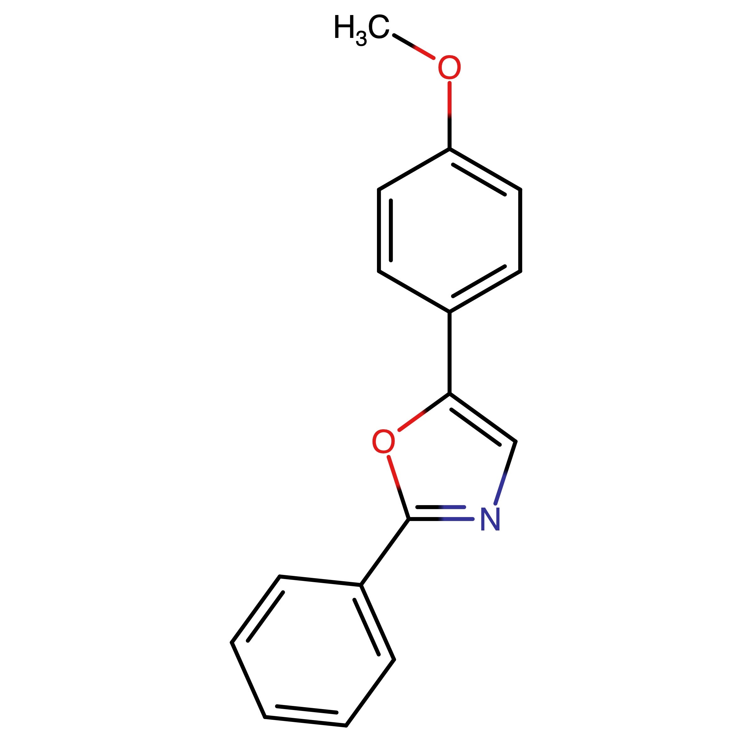 CAS 62921-42-0 | 5-(4-Methoxyphenyl)-2-phenyloxazole | MFCD01230019