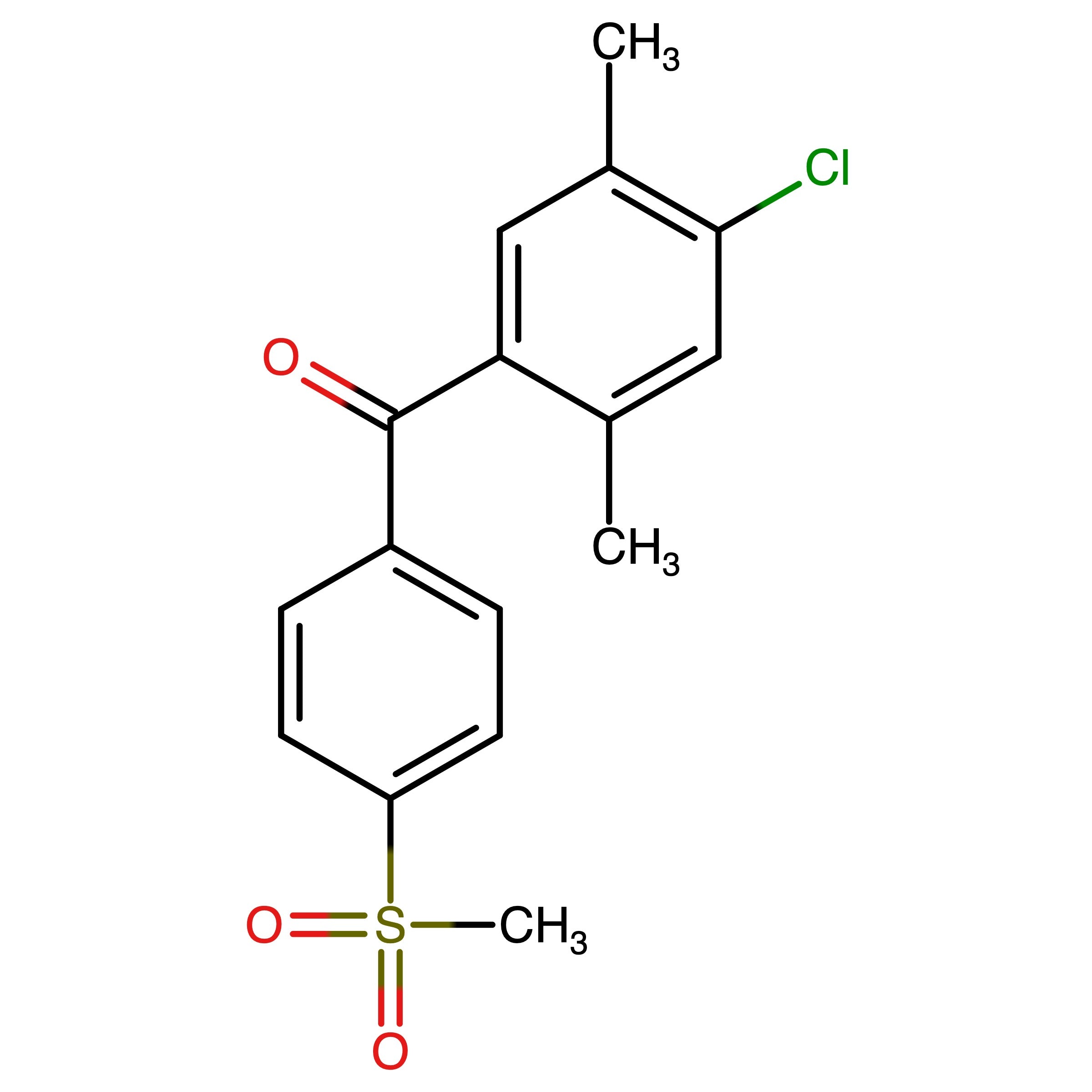 CAS 1280729-47-6 | 4-Chloro-2,5-dimethyl-4'-(methylsulfonyl)benzophenone | MFCD21365058