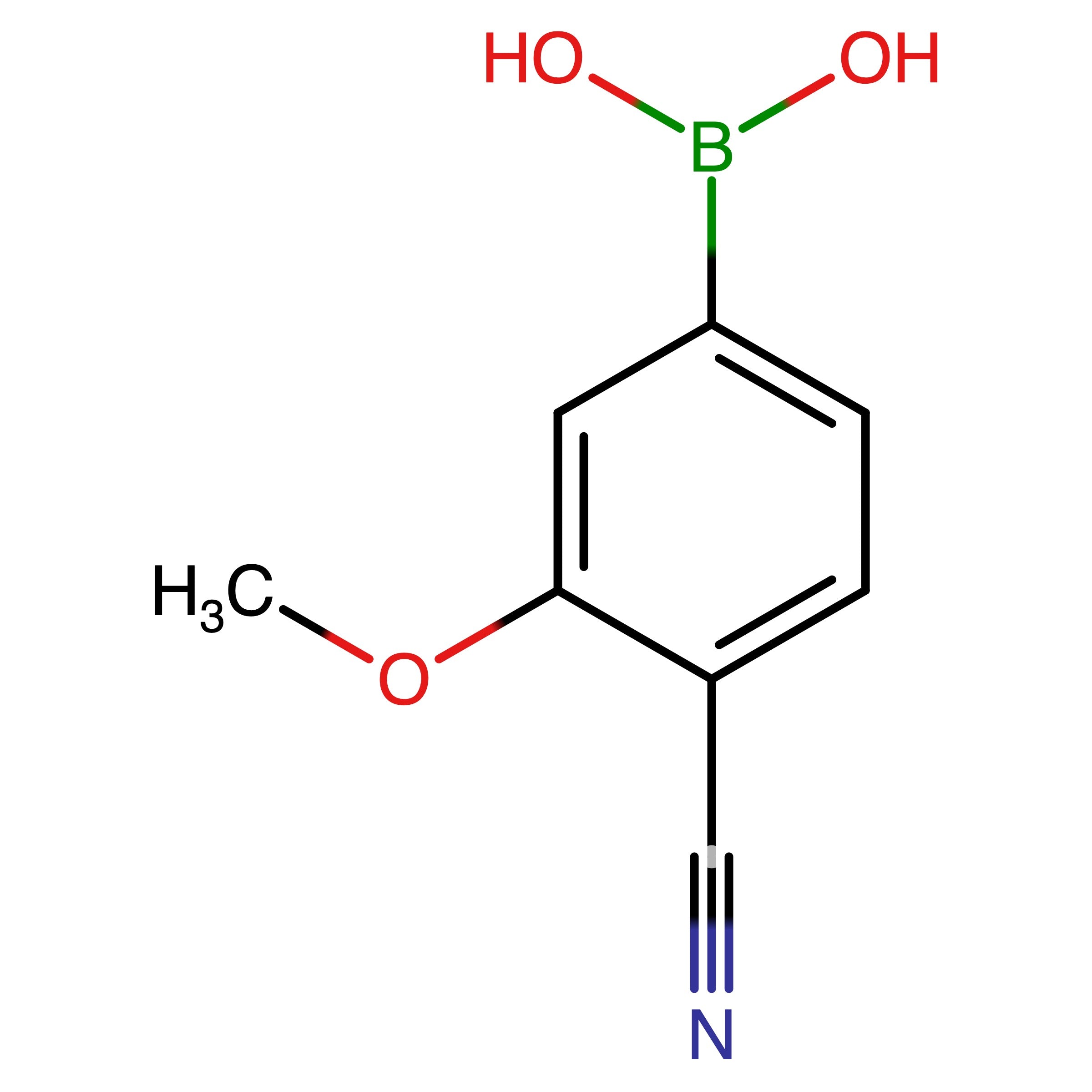 CAS 677777-45-6 | 4-Cyano-3-methoxyphenylboronic acid | MFCD10696655