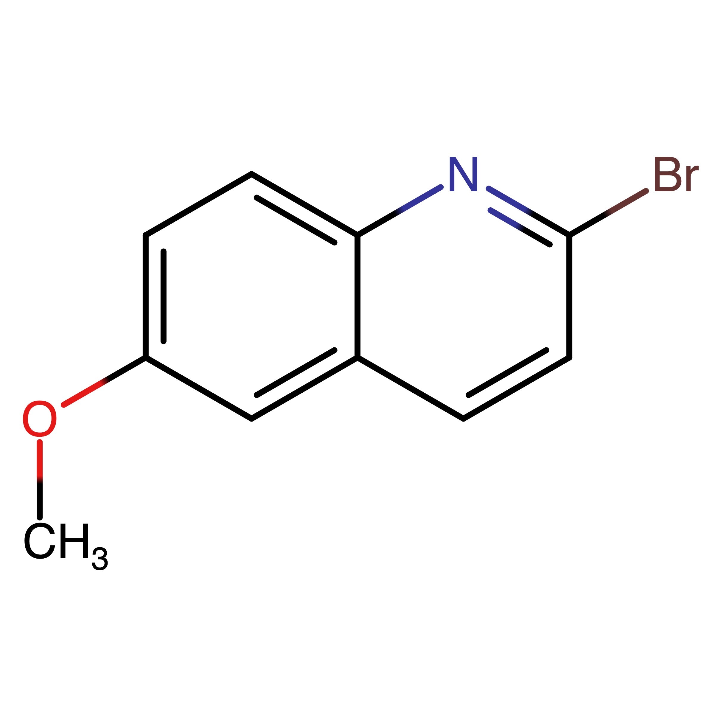 CAS 476161-59-8 | 2-Bromo-6-methoxyquinoline | MFCD08688605