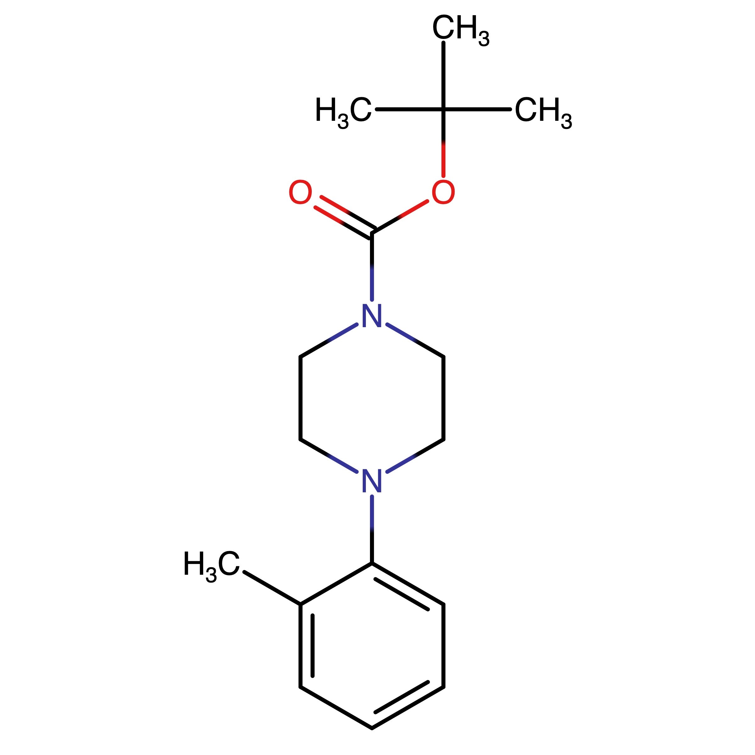 CAS 1121596-60-8 | tert-Butyl 4-(o-tolyl)piperazine-1-carboxylate | MFCD11872561