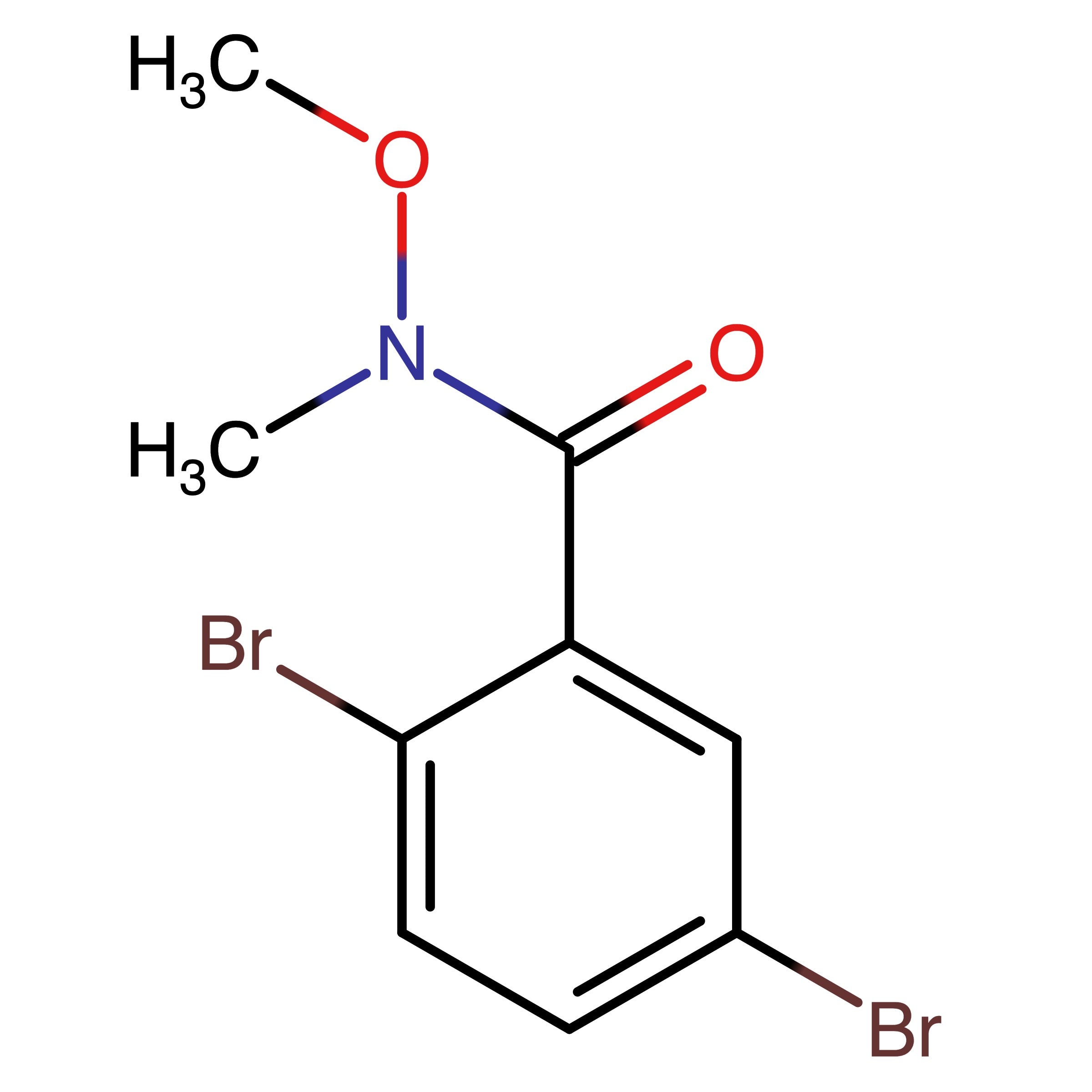 CAS 1504563-06-7 | 2,5-Dibromo-N-methoxy-N-methylbenzamide