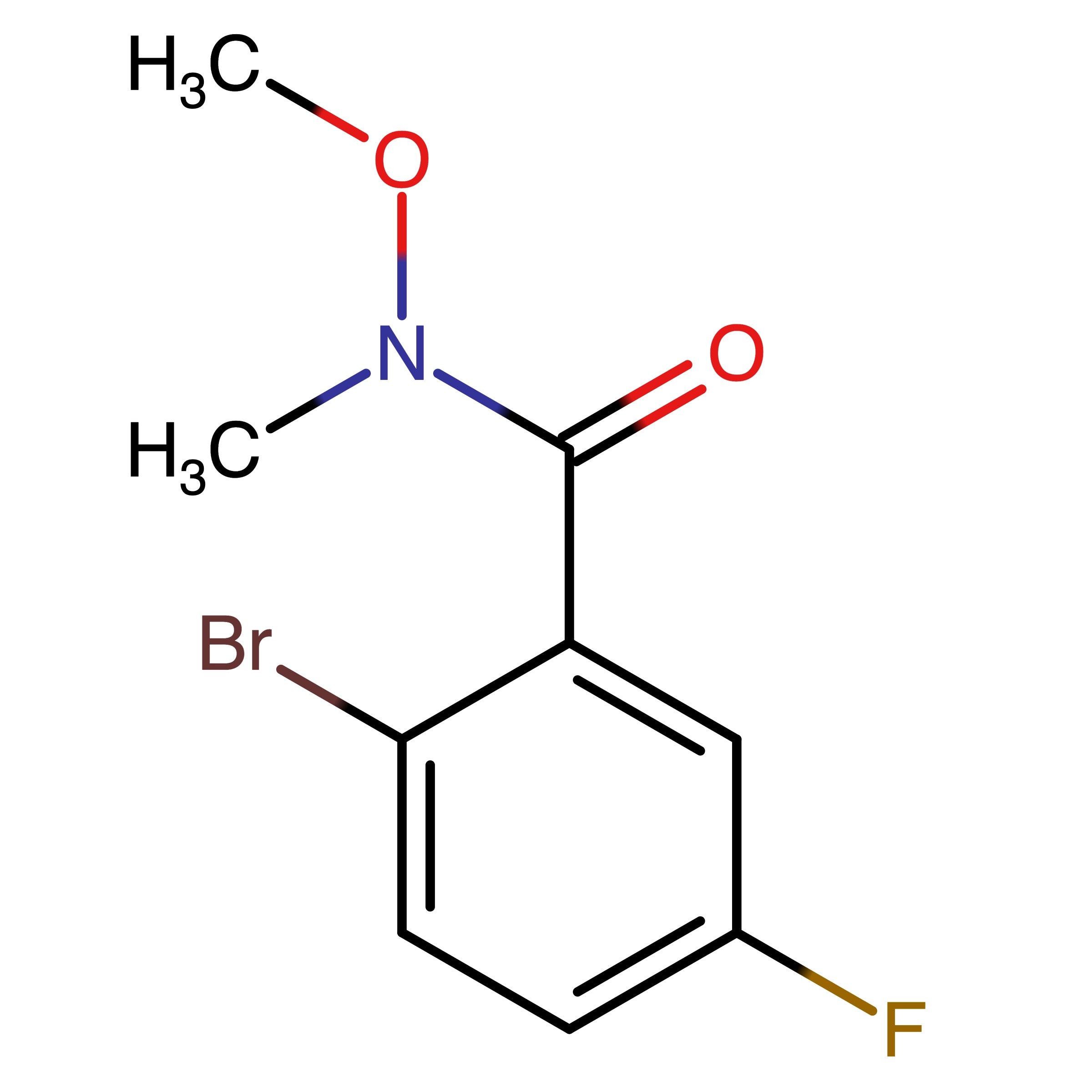 CAS 313547-14-7 | 2-Bromo-5-fluoro-N-methoxy-N-methylbenzamide