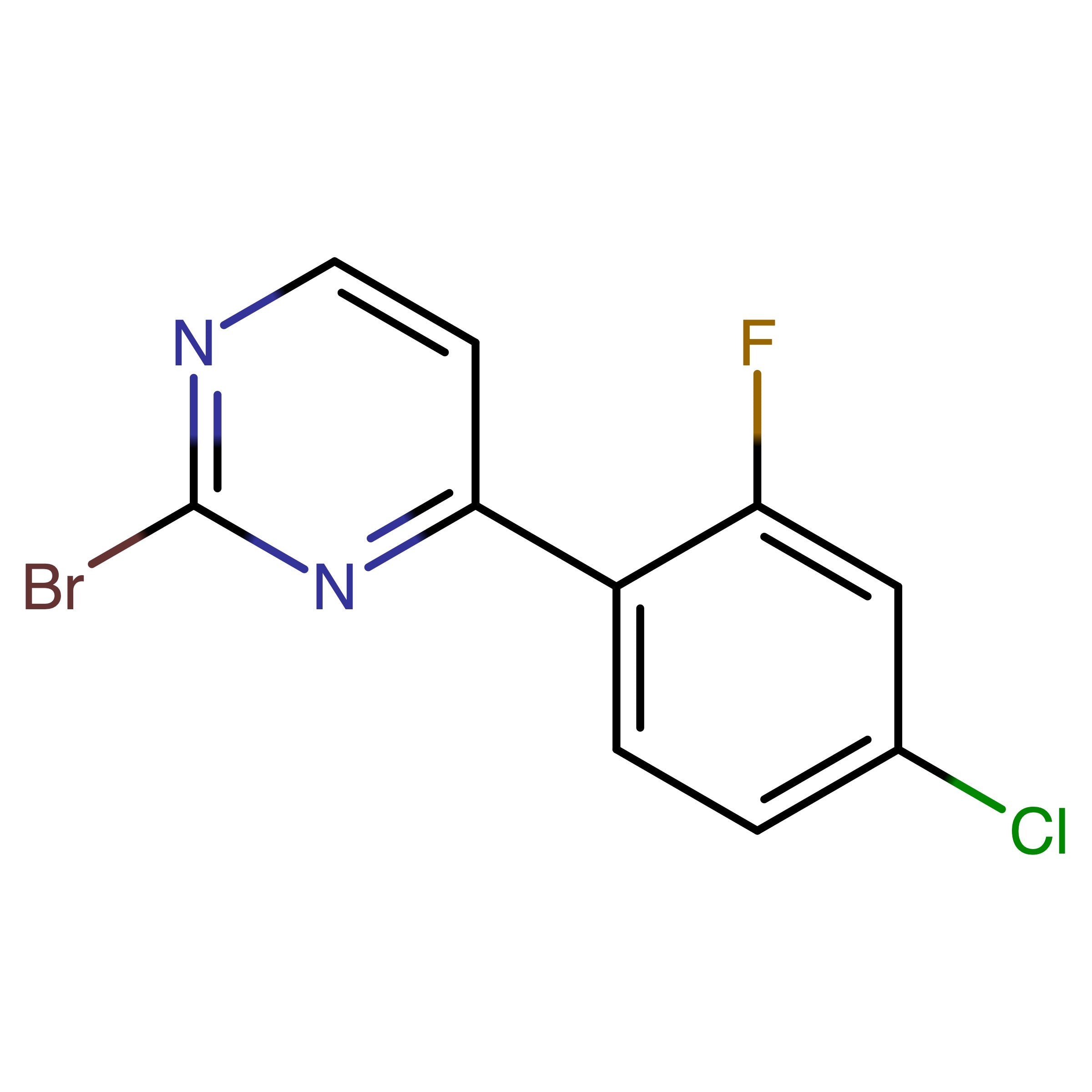 CAS 1486551-39-6 | 2-Bromo-4-(4-chloro-2-fluorophenyl)pyrimidine
