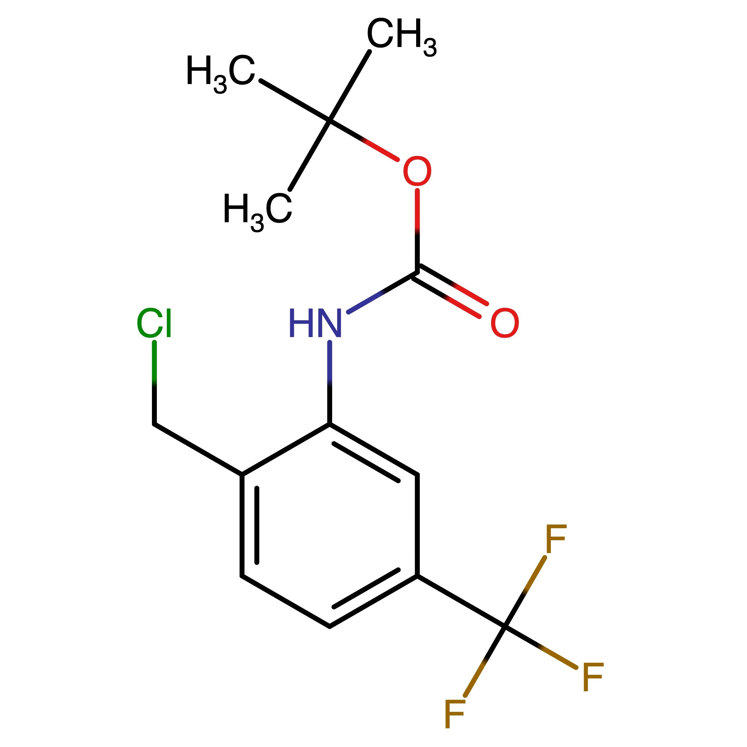 CAS 1647124-77-3 | tert-Butyl (2-(chloromethyl)-5-(trifluoromethyl)phenyl)carbamate