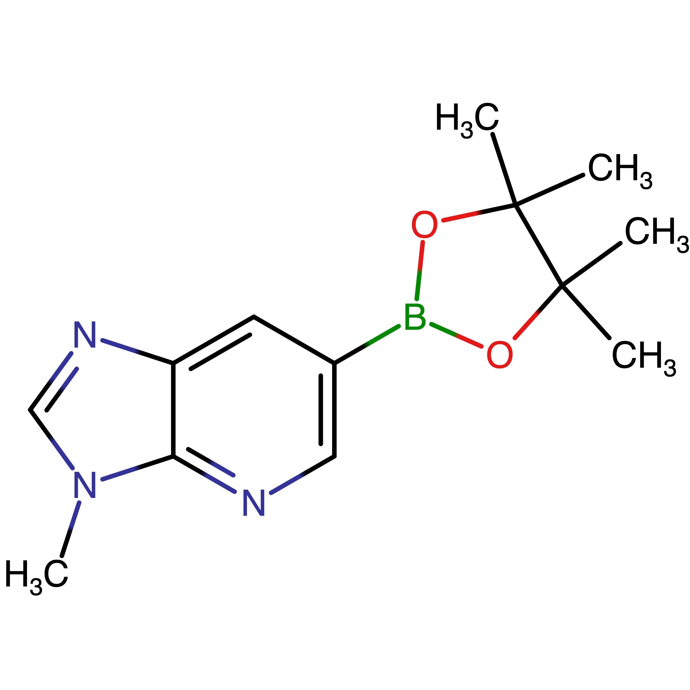 CAS 1257554-02-1 | 3-Methyl-6-(4,4,5,5-tetramethyl-1,3,2-dioxaborolan-2-yl)-3H-imidazo[4,5-b]pyridine | MFCD00223579