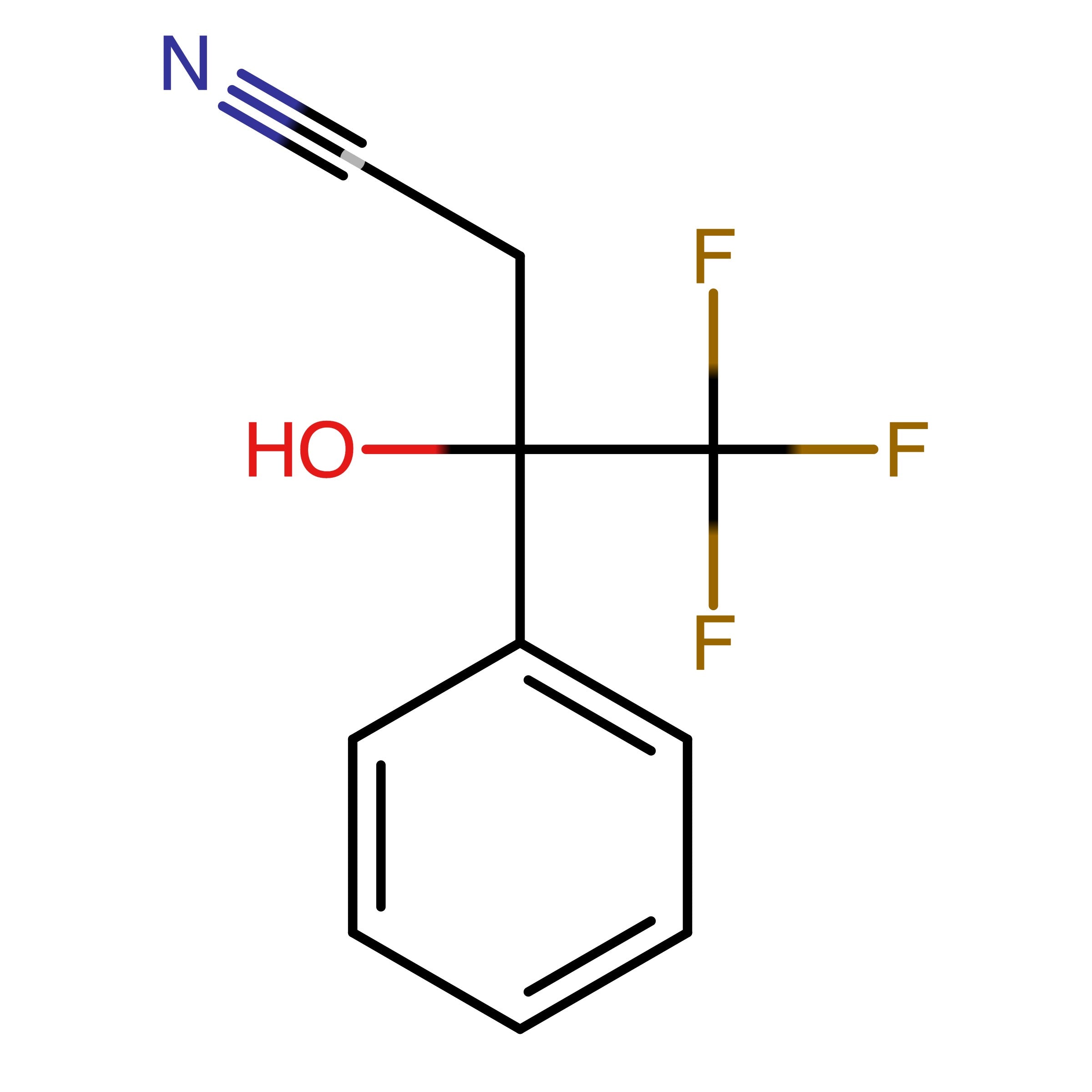 CAS 874785-69-0 | 4,4,4-Trifluoro-3-hydroxy-3-phenylbutanenitrile
