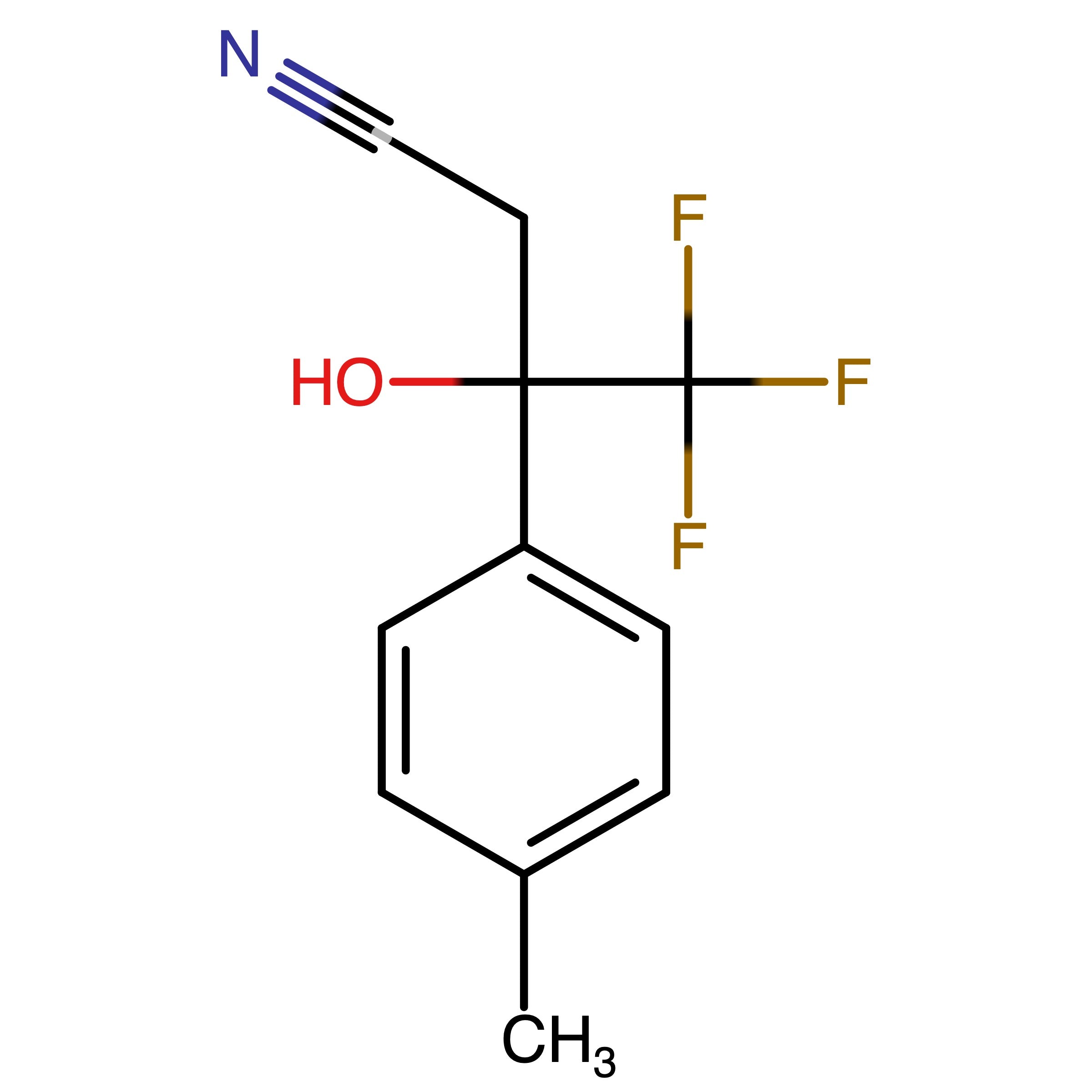 CAS 950476-82-1 | 4,4,4-Trifluoro-3-hydroxy-3-(p-tolyl)butanenitrile