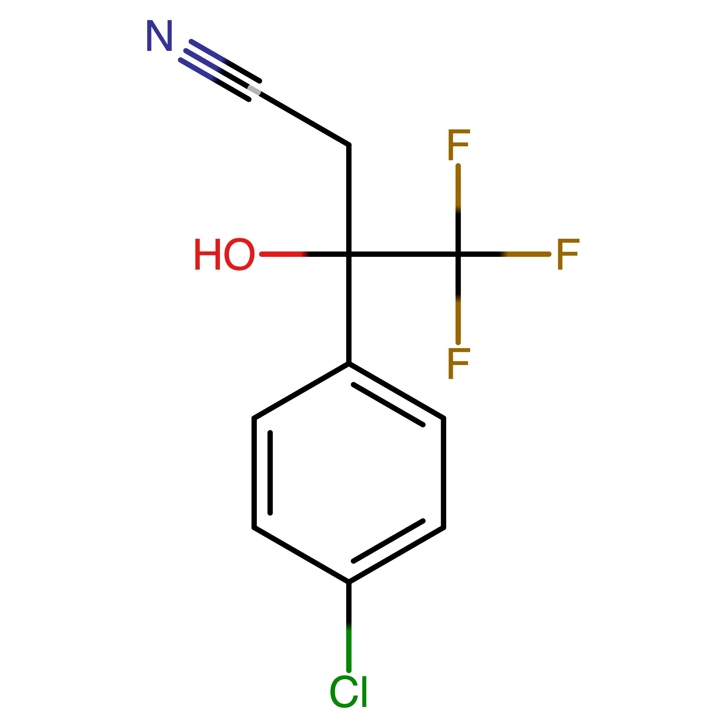 CAS 950476-83-2 | 3-(4-Chlorophenyl)-4,4,4-trifluoro-3-hydroxybutanenitrile