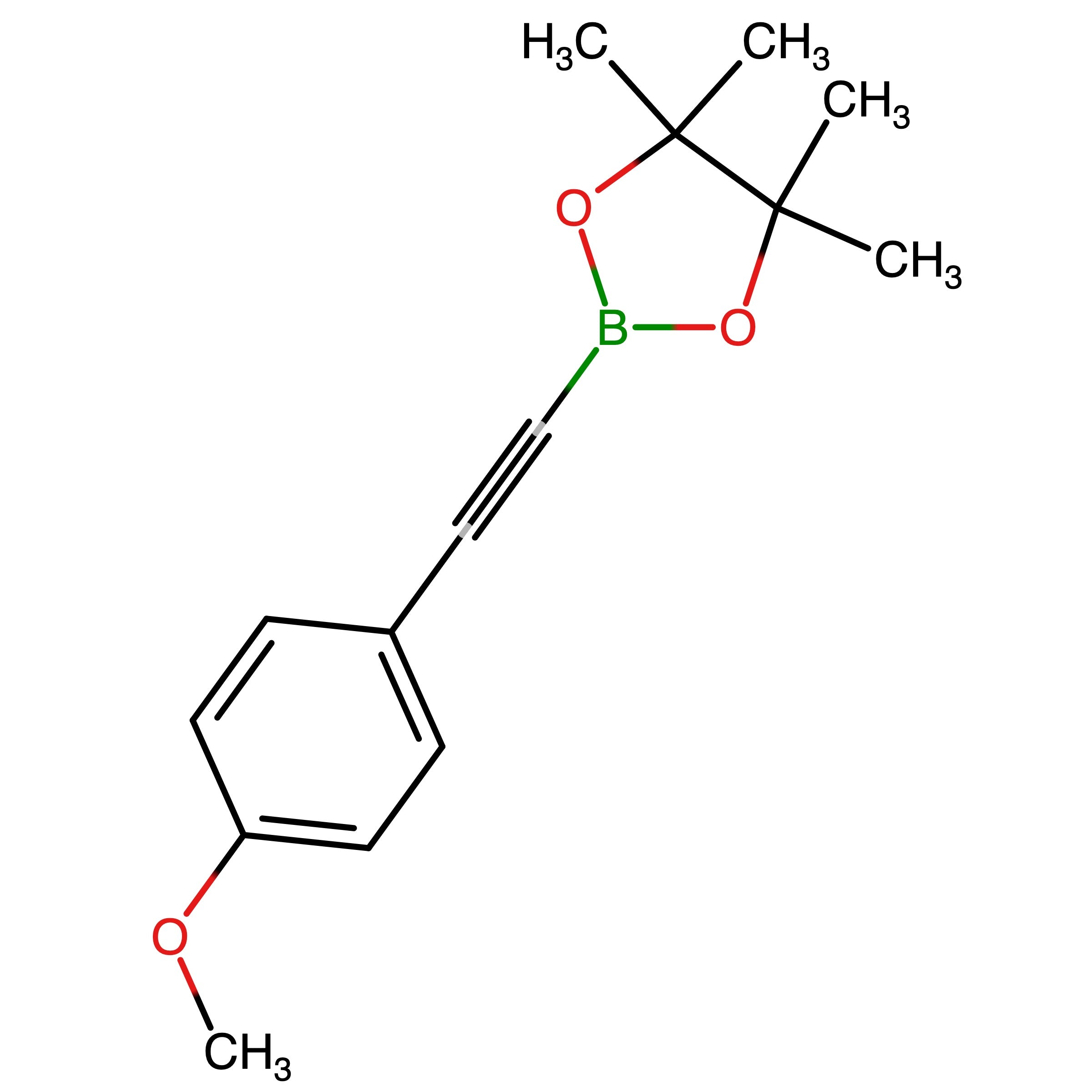 CAS 872356-95-1 | 2-((4-Methoxyphenyl)ethynyl)-4,4,5,5-tetramethyl-1,3,2-dioxaborolane