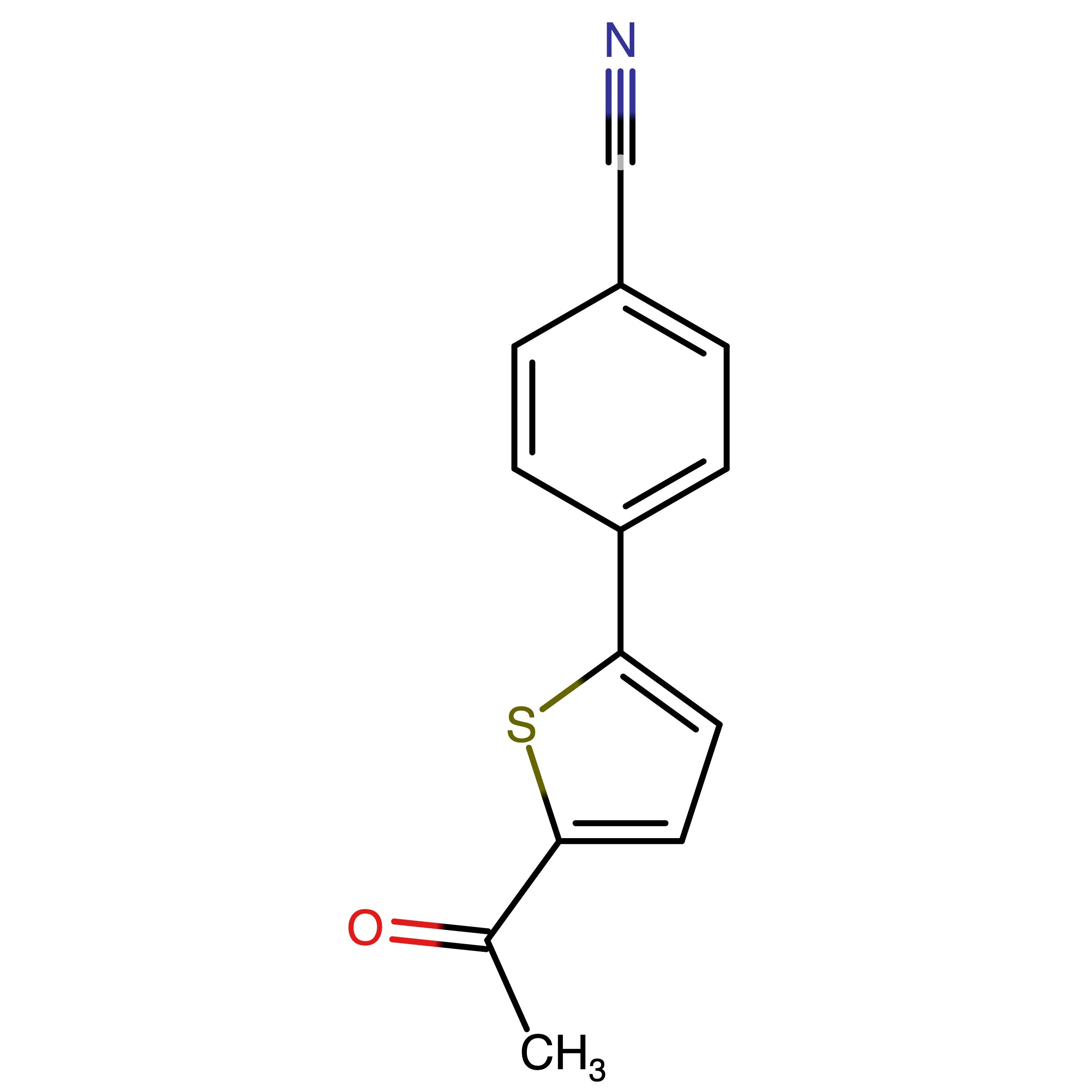 CAS 15961-47-4 | 4-(5-Acetylthiophen-2-yl)benzonitrile | MFCD06802797
